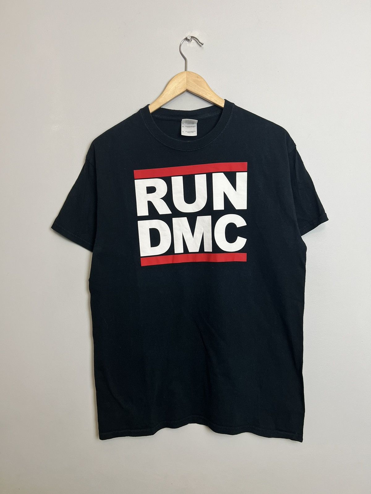 Rap Tees Vintage 00s Run DMC Rap Hip Hop Band Tshirt Y2K Grail Hype Size US M / EU 48-50 / 2 - 1 Thumbnail