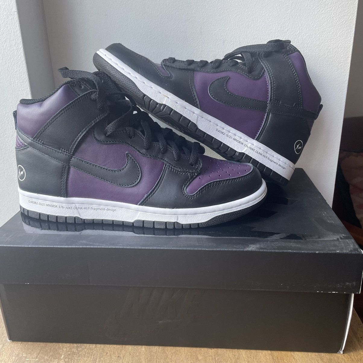 Fragment Design × Nike Fragment Nike Dunk Hi Size US 8.5 / EU 41-42 - 1 Thumbnail