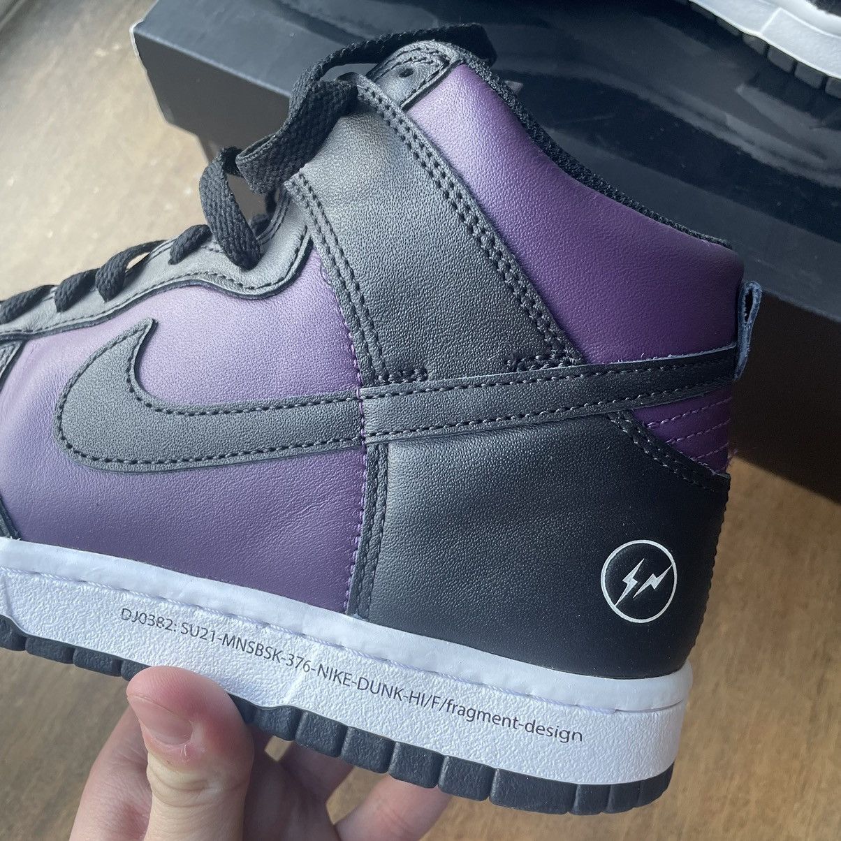 Fragment Design × Nike Fragment Nike Dunk Hi Size US 8.5 / EU 41-42 - 3 Thumbnail