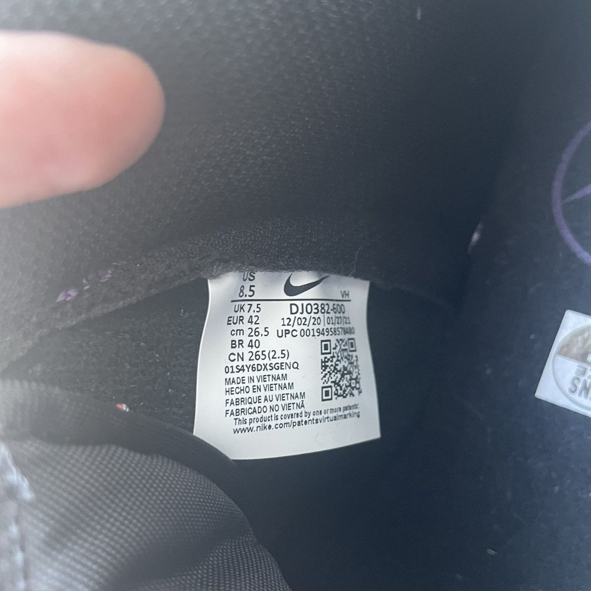 Fragment Design × Nike Fragment Nike Dunk Hi Size US 8.5 / EU 41-42 - 4 Thumbnail