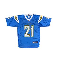 Yesterday's Fits Vtg Youth Tomlinson Chargers White Jersey