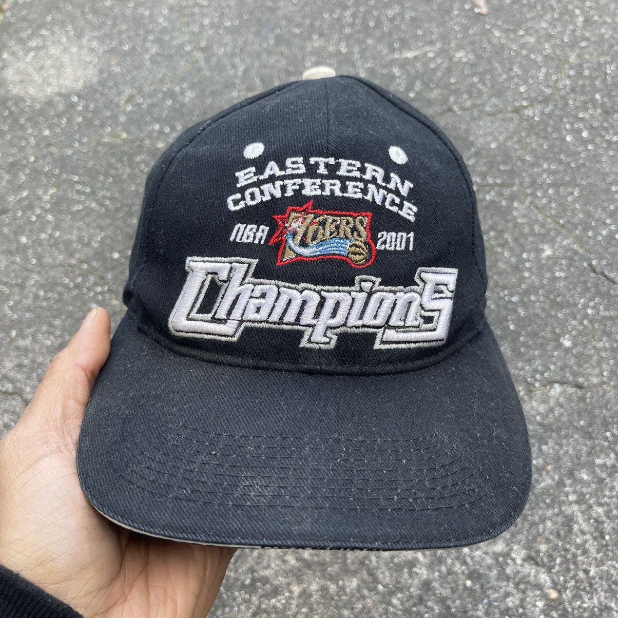 2001 Philadelphia 76ers Eastern Conference Champions Hat