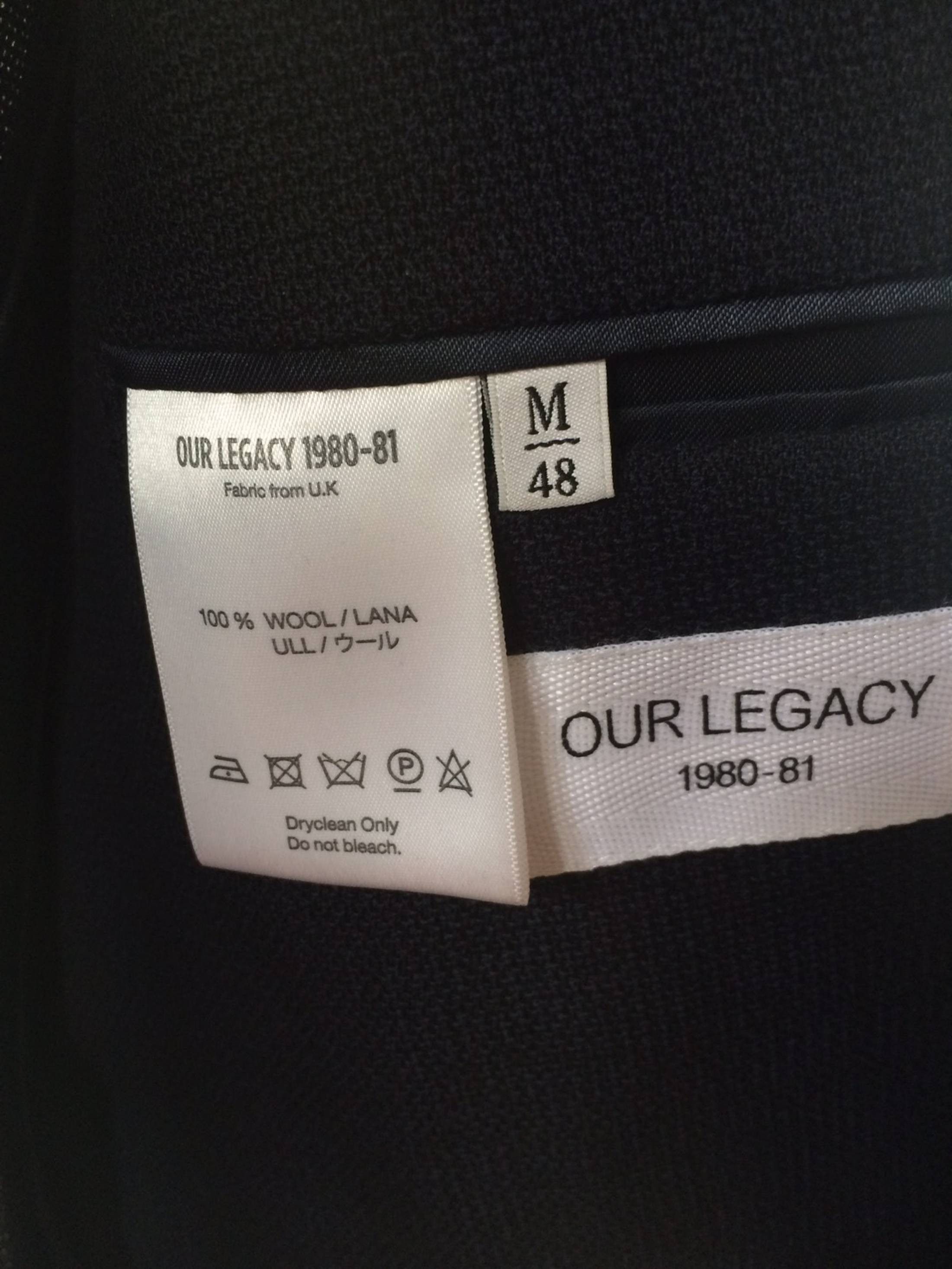 Our Legacy 3B Wool Blazer Size 48R - 2 Thumbnail