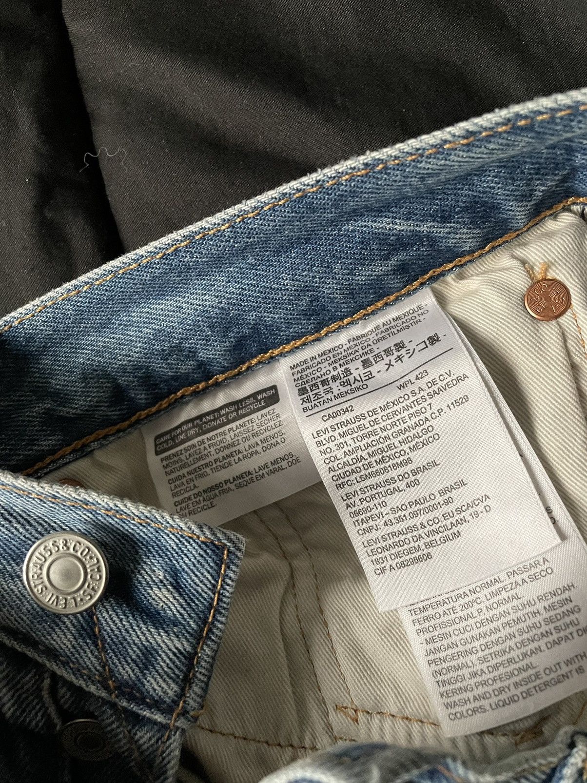 DENIM TEARS × Stussy Stussy - Denim Tears 501 Size US 32 / EU 48 - 3 Thumbnail