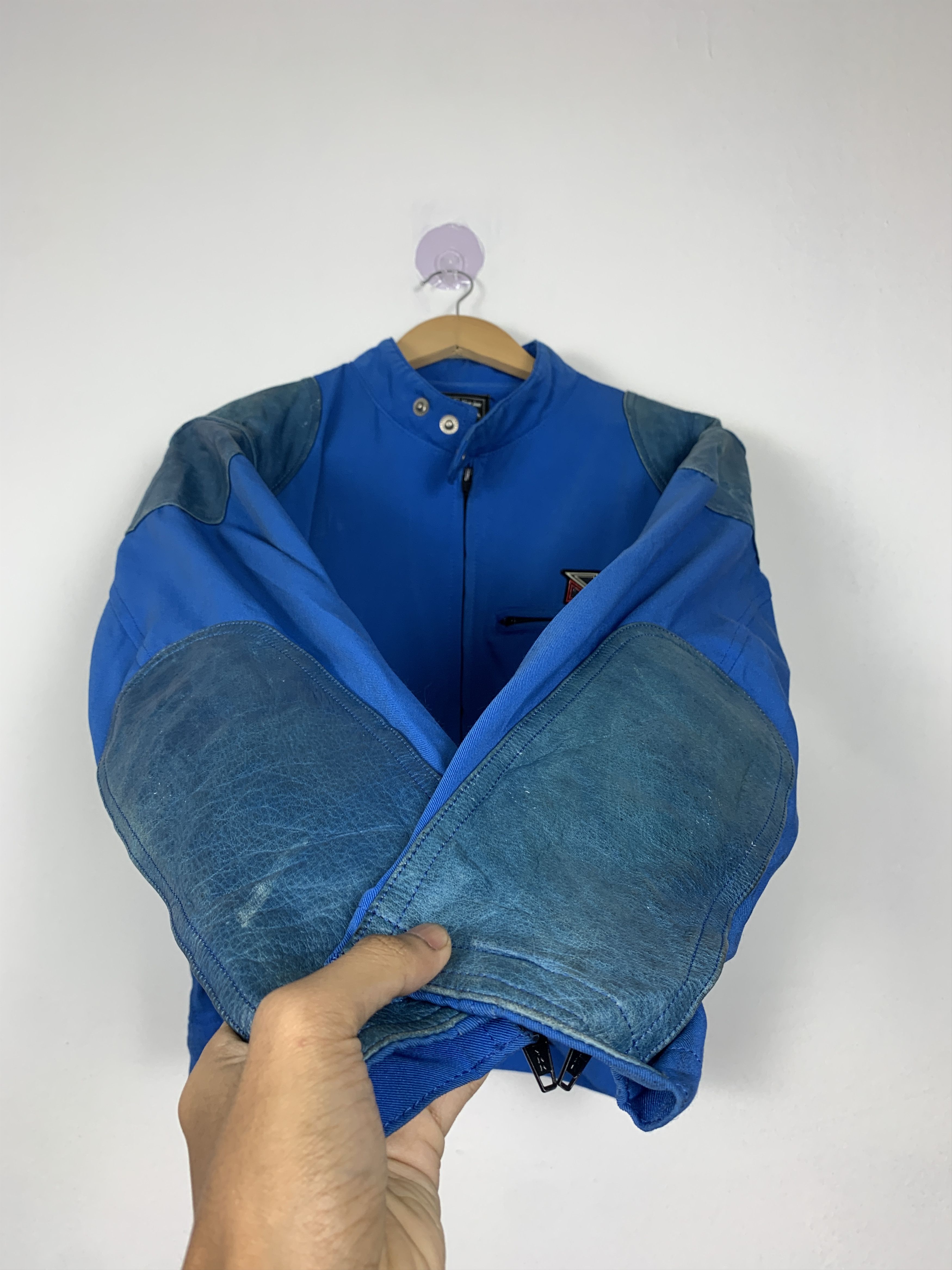 Vintage Vintage 90s NARVA Cotton and Leather Rider Jacket J1414 Size US S / EU 44-46 / 1 - 5 Thumbnail