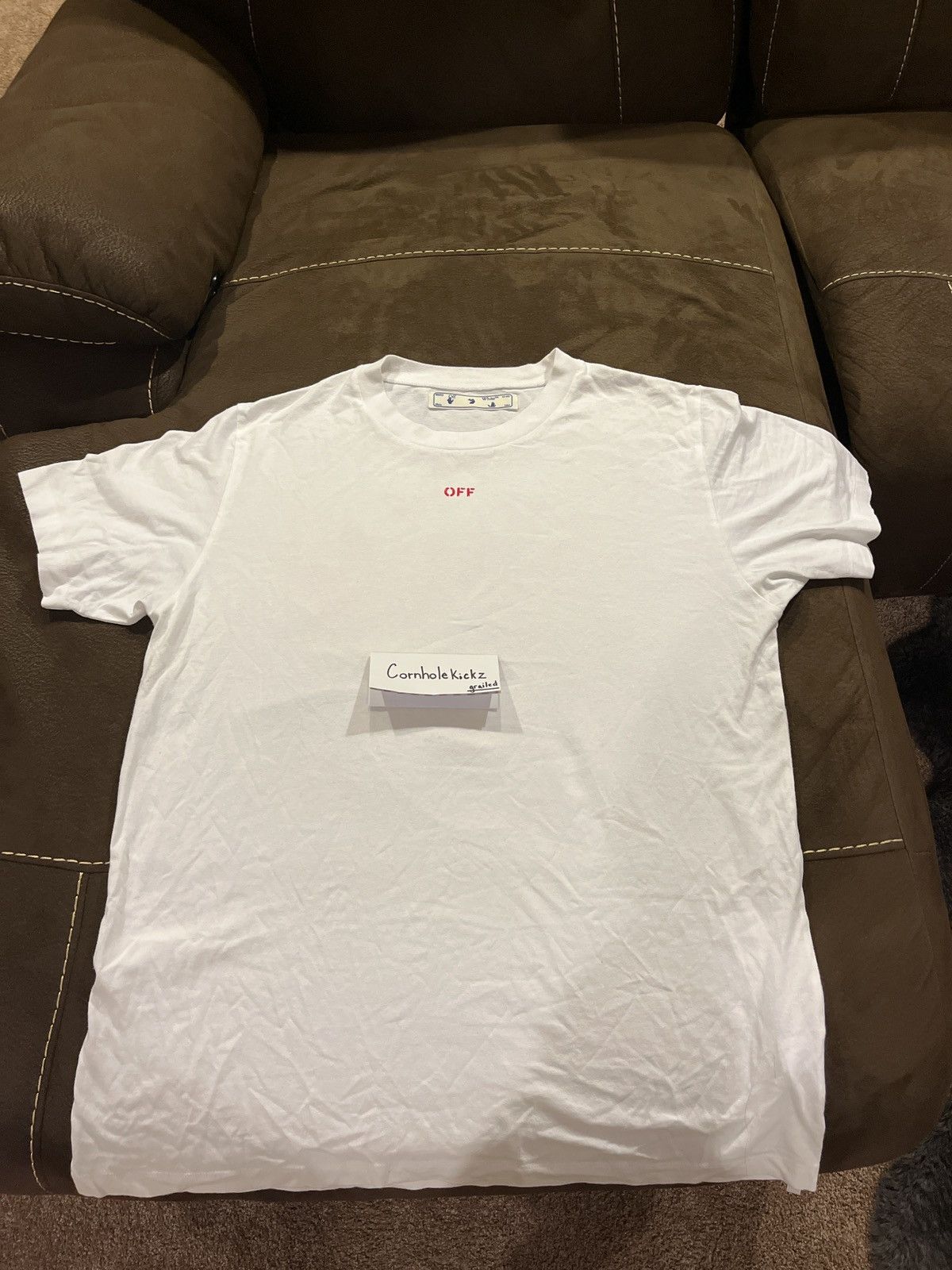 Offwhite Stencil Red Arrow Tee Size XL