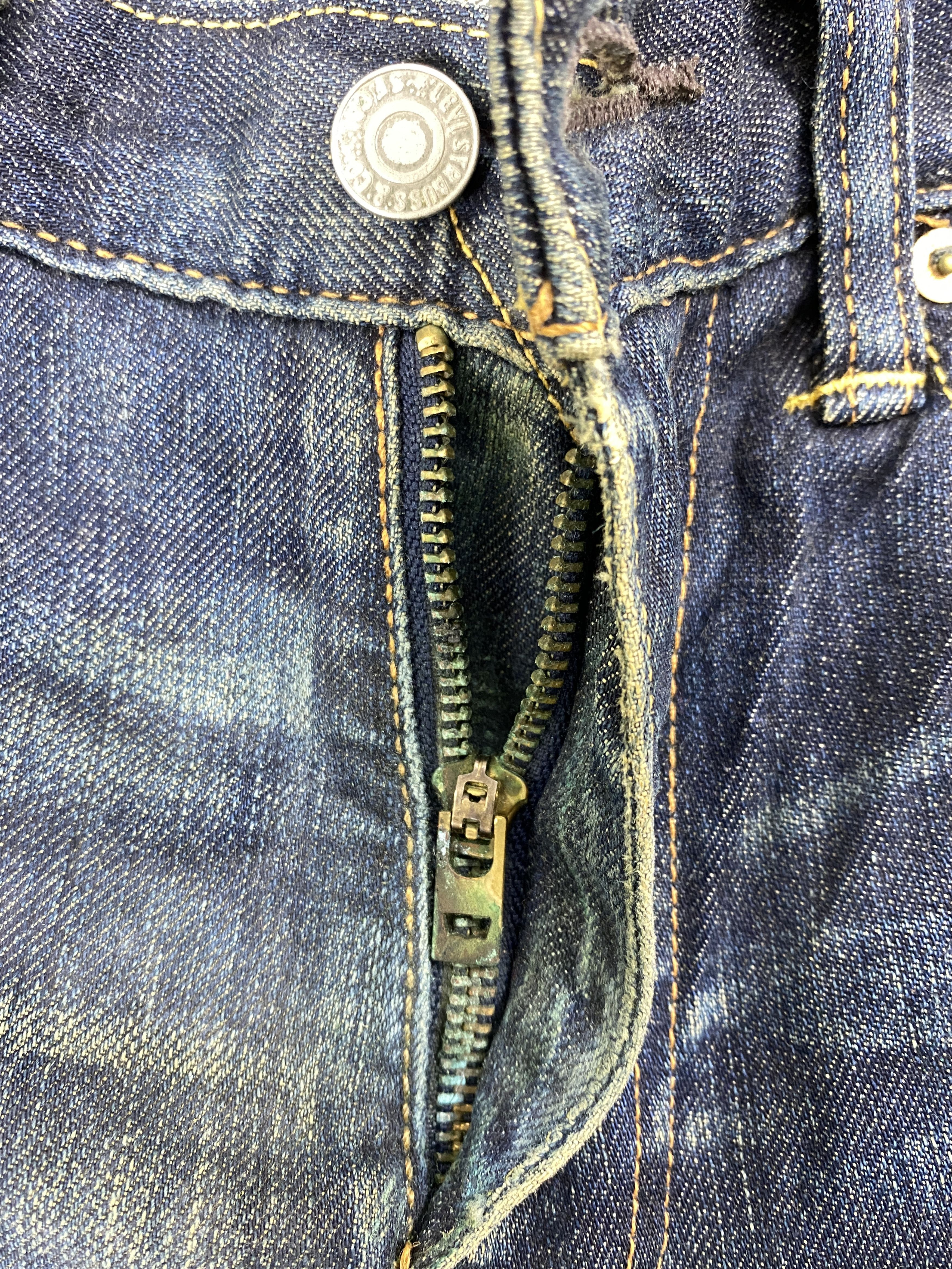 Levi's Dirty Used Blue Levi's 551 Jeans 29x32.5 Denim -SJ068 Size US 29 - 5 Thumbnail