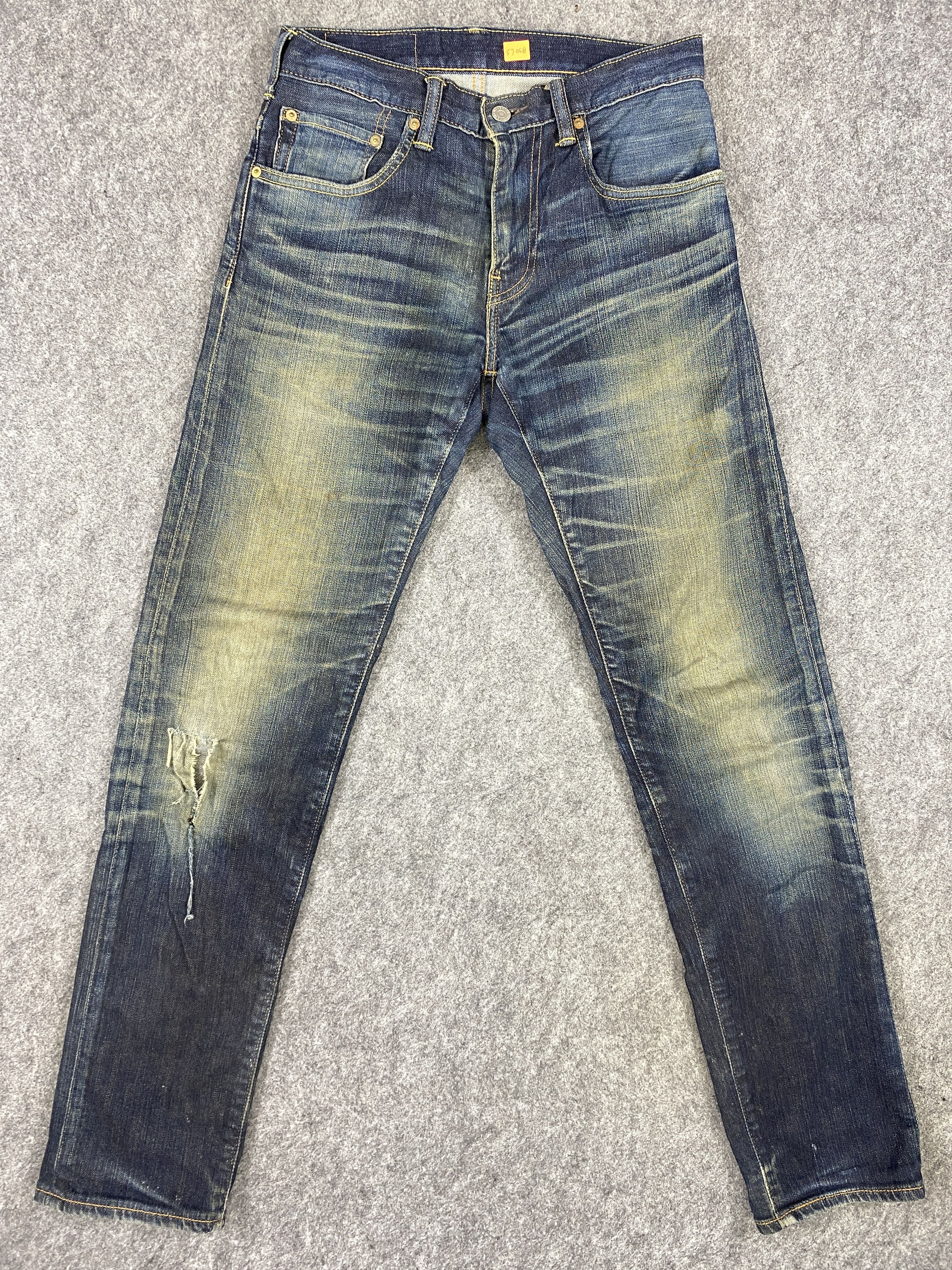 Levi's Dirty Used Blue Levi's 551 Jeans 29x32.5 Denim -SJ068 Size US 29 - 1 Thumbnail