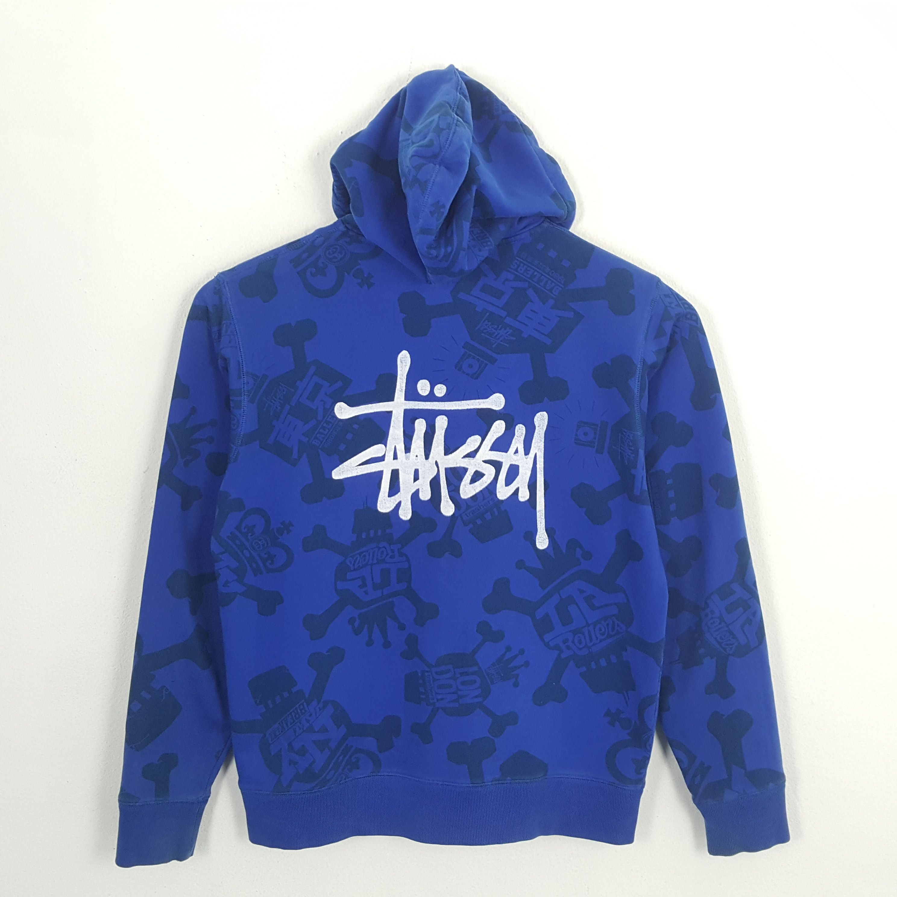 Vintage STUSSY Streetwear Overprint Custom Style Hoodies cp2