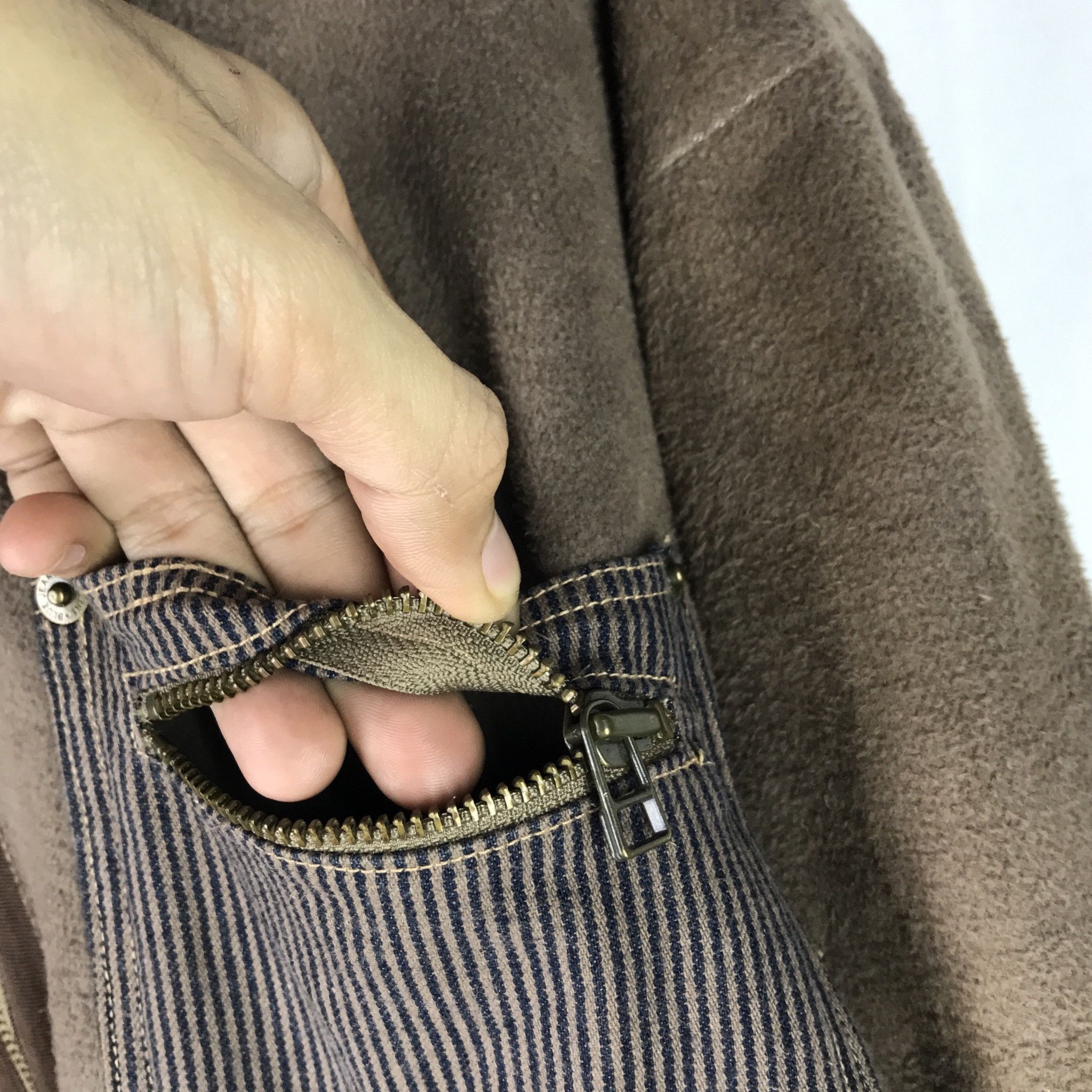 Vintage SLIP LINE SUEDE HEAVY SAFARI CARGO POCKET Size US M / EU 48-50 / 2 - 4 Thumbnail