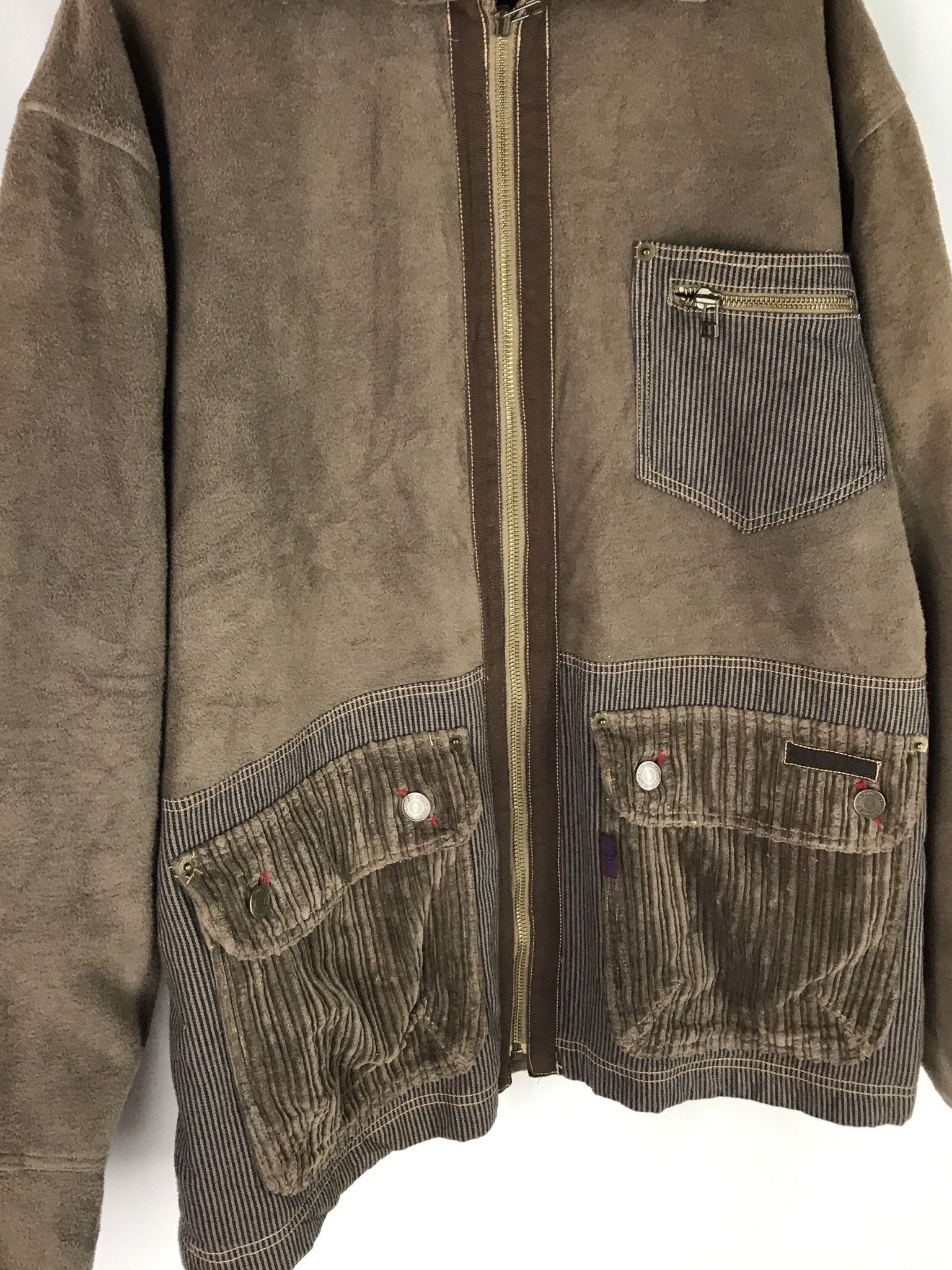 Vintage SLIP LINE SUEDE HEAVY SAFARI CARGO POCKET Size US M / EU 48-50 / 2 - 2 Thumbnail