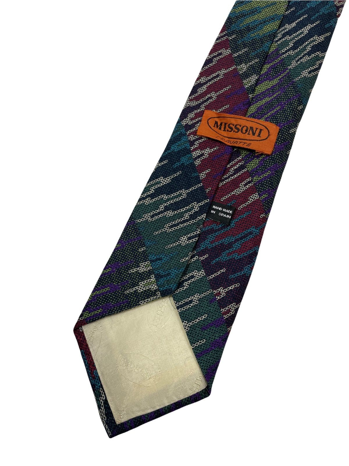 Missoni Missoni Tie 100% Silk Vintage Size ONE SIZE - 4 Thumbnail