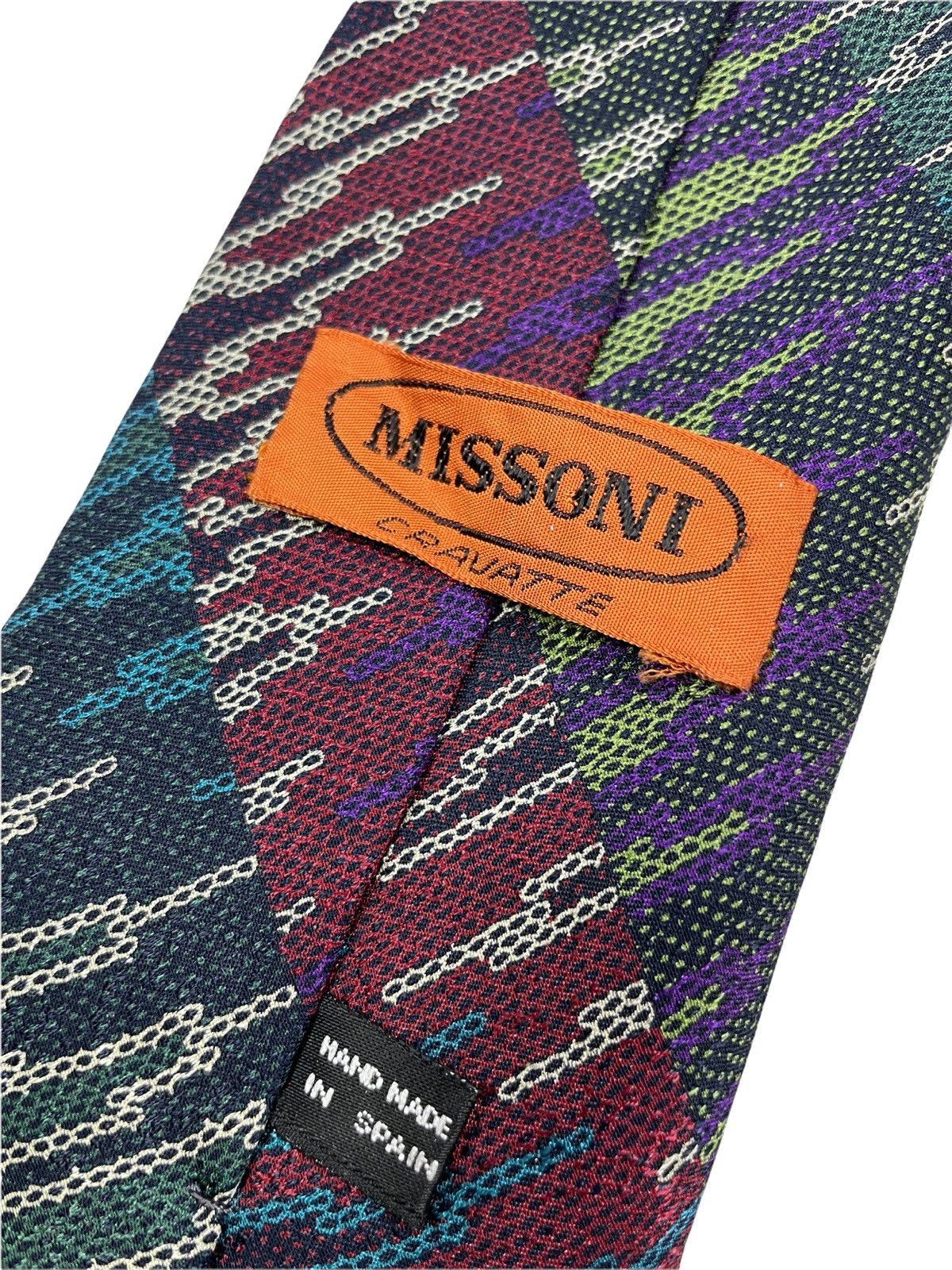Missoni Missoni Tie 100% Silk Vintage Size ONE SIZE - 5 Thumbnail