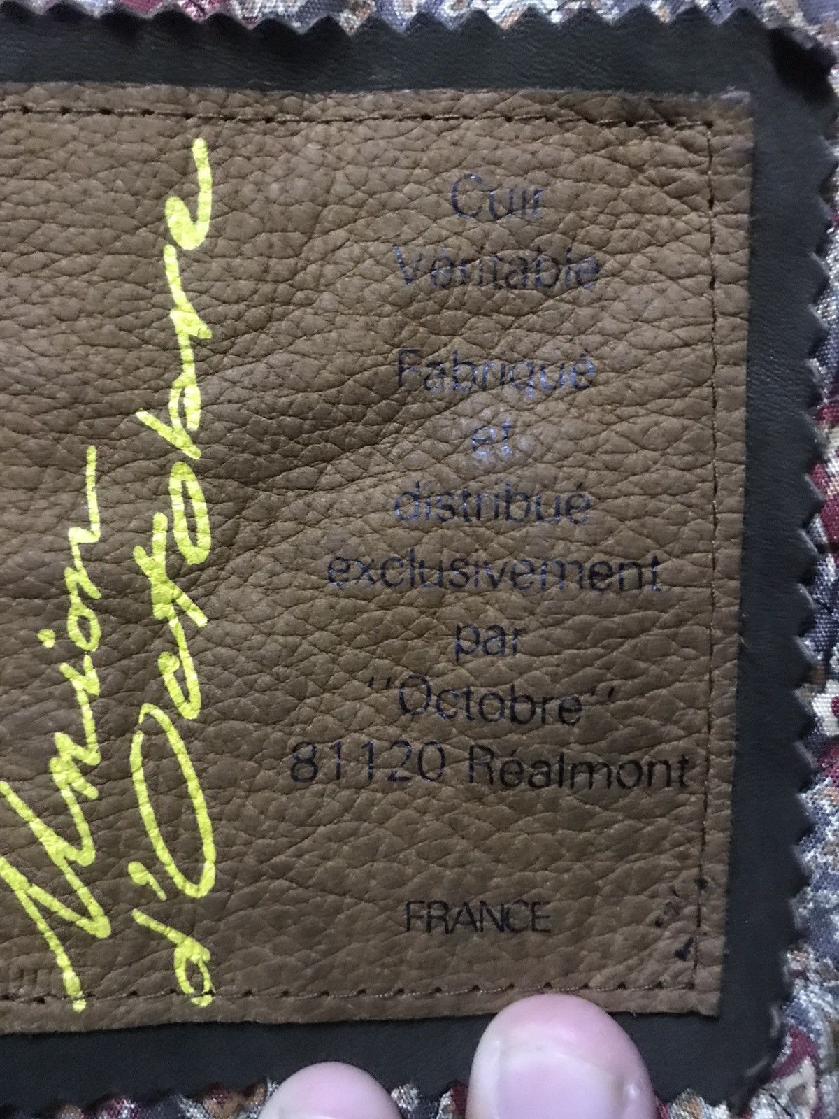 Union LA JACKET UNIONx LEATHER. (GJ18) Size US M / EU 48-50 / 2 - 8 Thumbnail