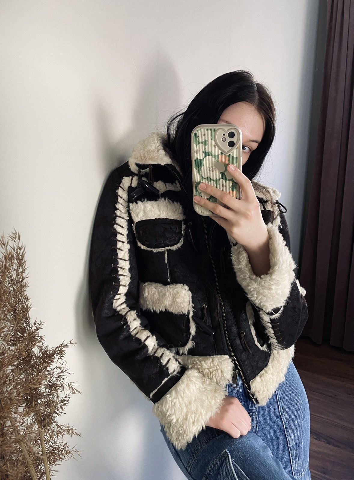 Vintage Jacket Pilot Aviator Opium Alternative 90s Y2k