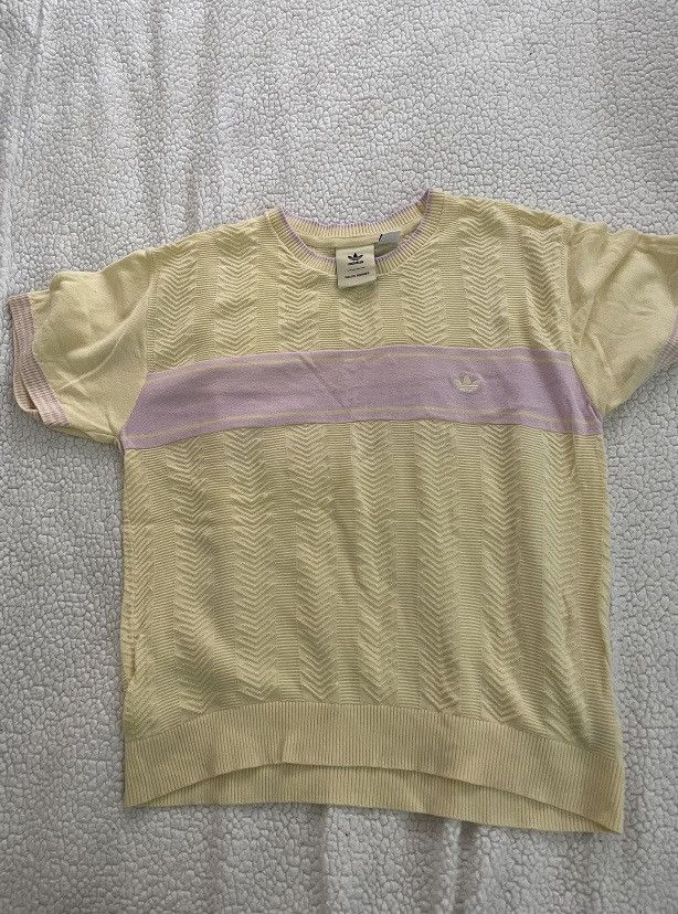 image of Adidas Wales Bonner Knit in Yellow, Men's (Size XL)