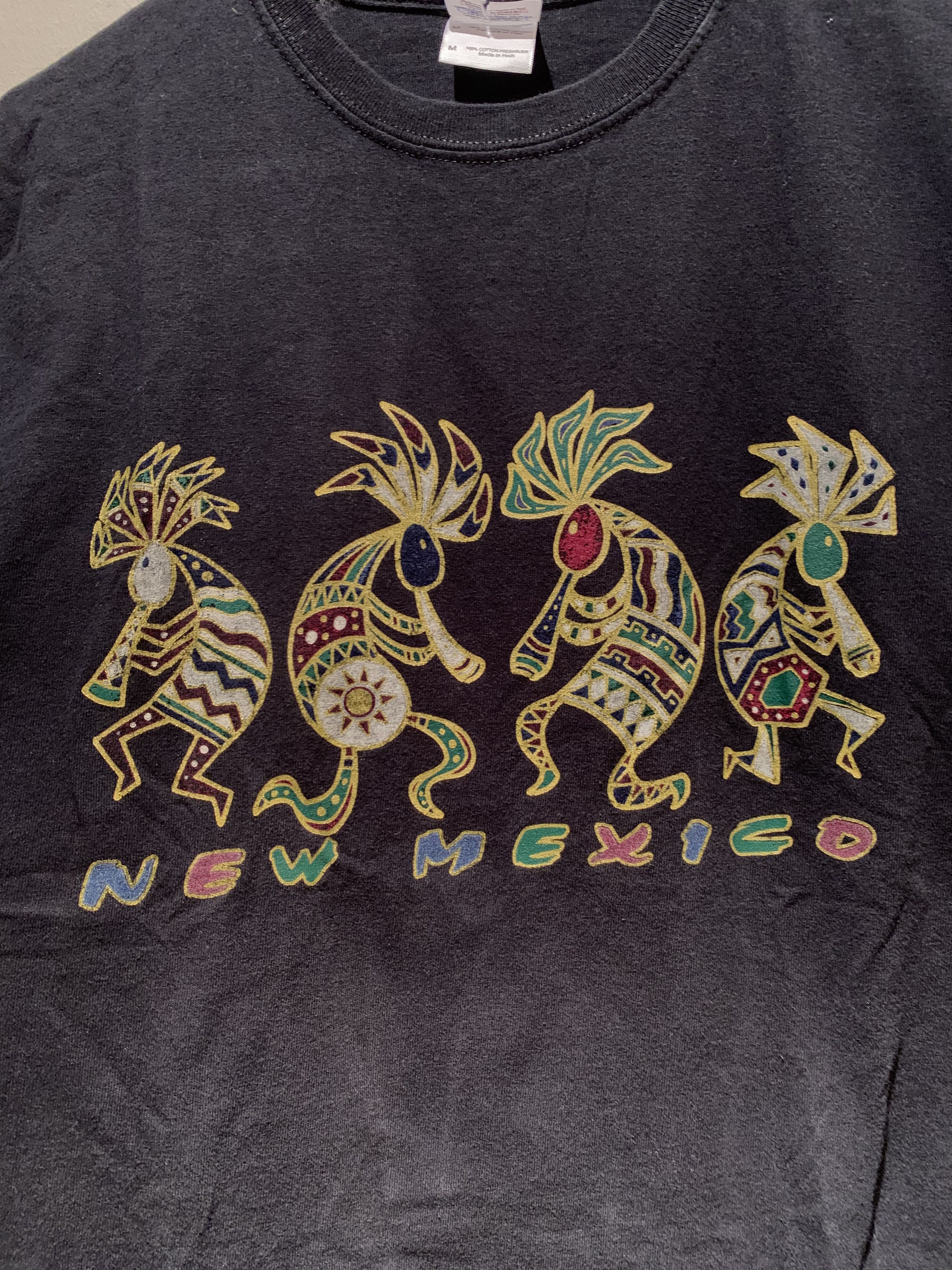 Vintage *RARE* New Mexico Tribal Native Western USA Art T-Shirt - M Size US M / EU 48-50 / 2 - 2 Thumbnail