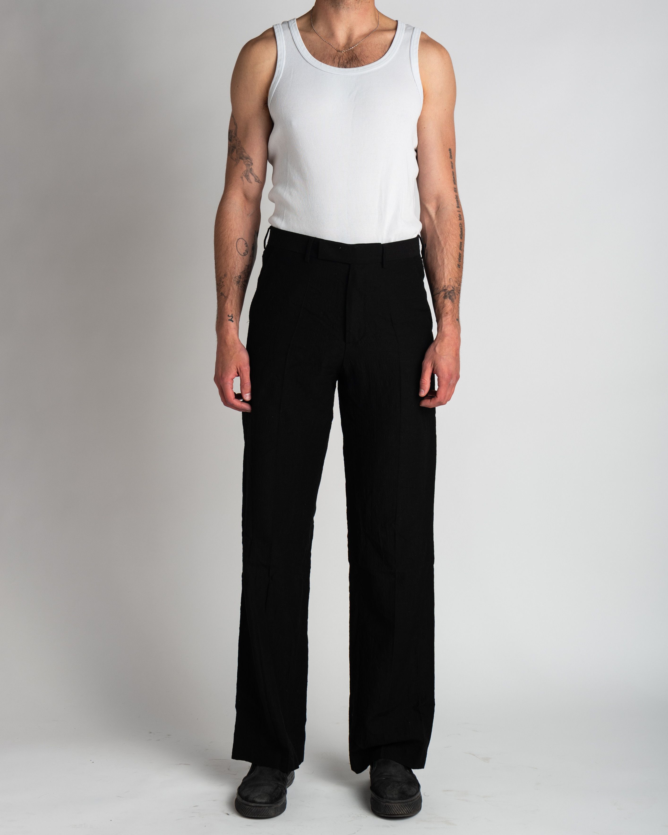Rick Owens Rick Owens S/S 20 Tecuatl Dietrich 60%Wool40% Cupro Trousers Size US 30 / EU 46 - 8 Thumbnail