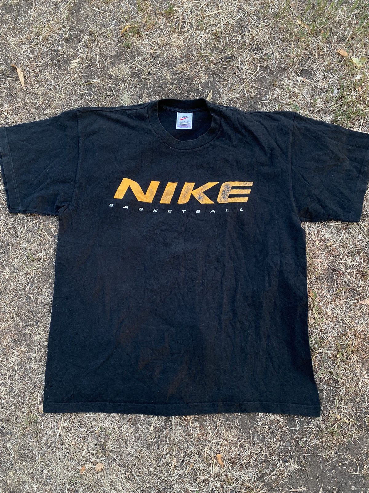 Nike Vintage 90s Nike tee streetwear big logo swoosh size XL Size US XL / EU 56 / 4 - 3 Thumbnail