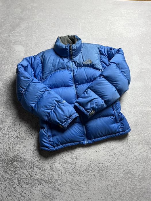 North face baby blue clearance puffer