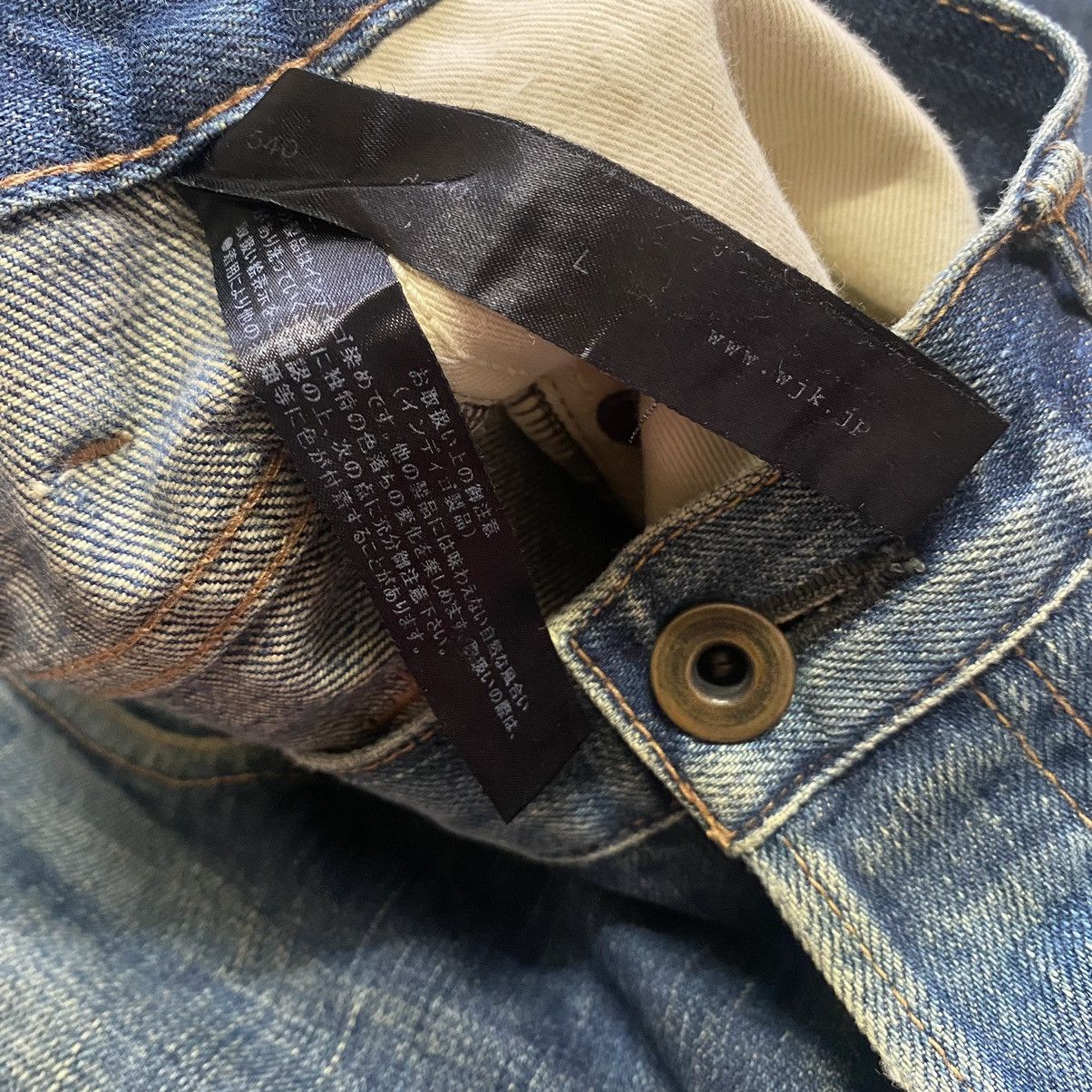 wjk Japanese Brand WJK Denim Distressed Jeans Size US 33 - 15 Thumbnail