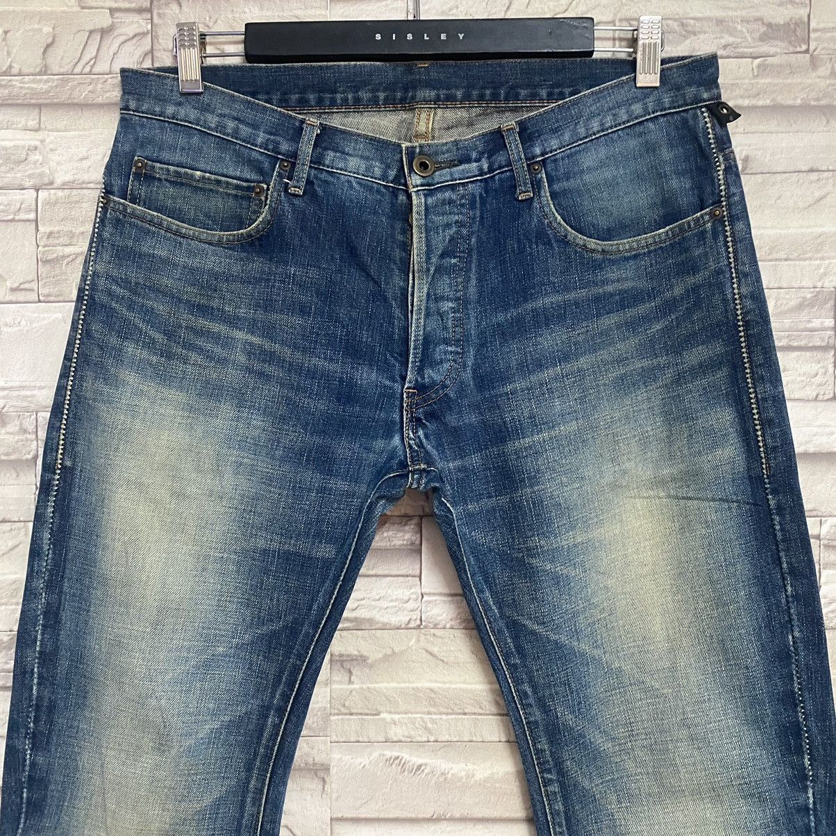 wjk Japanese Brand WJK Denim Distressed Jeans Size US 33 - 4 Thumbnail