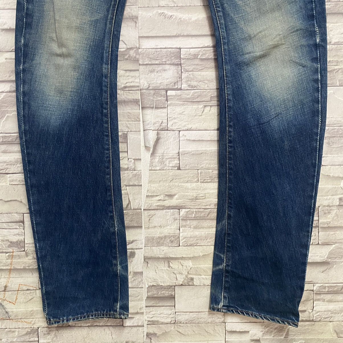 wjk Japanese Brand WJK Denim Distressed Jeans Size US 33 - 6 Thumbnail