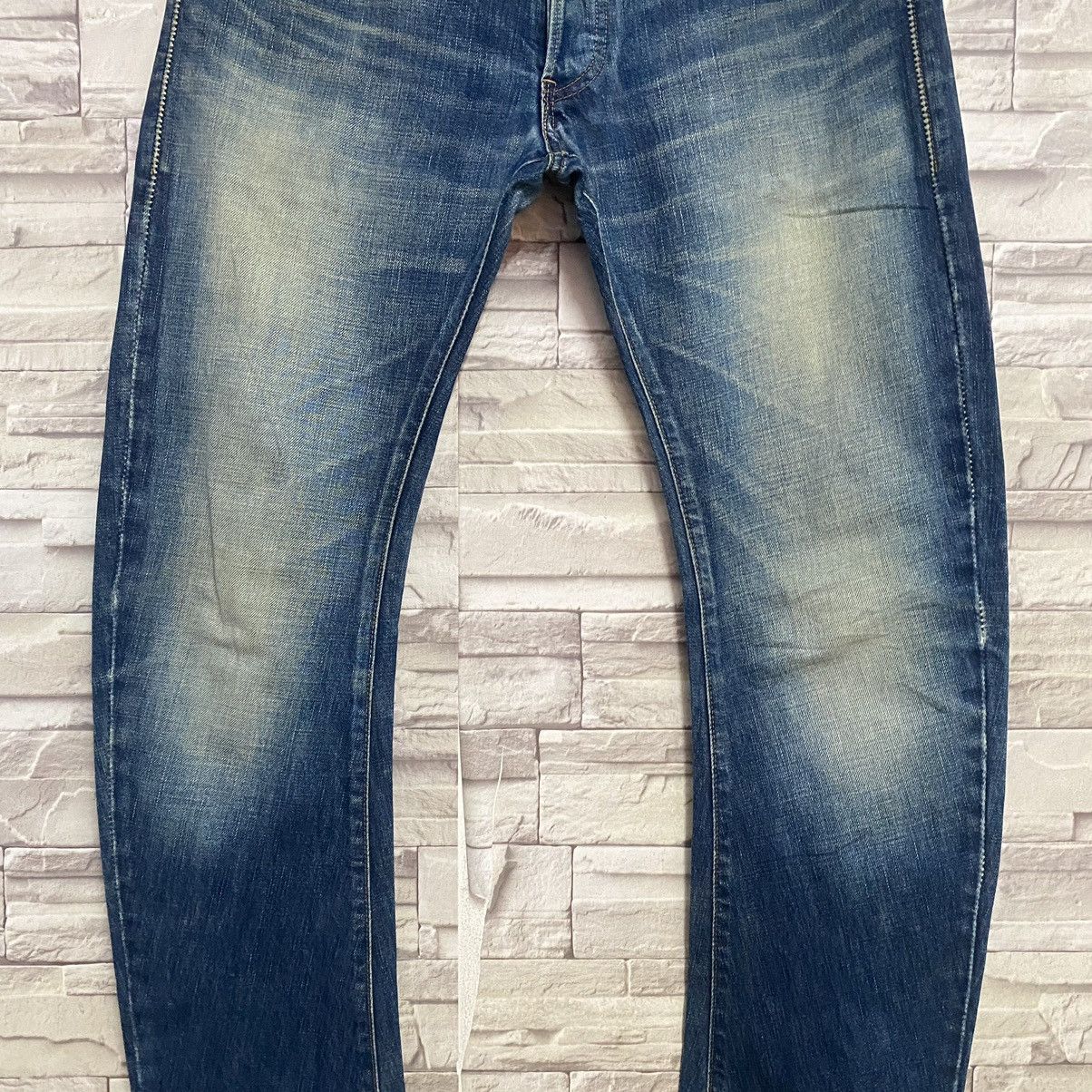 wjk Japanese Brand WJK Denim Distressed Jeans Size US 33 - 5 Thumbnail
