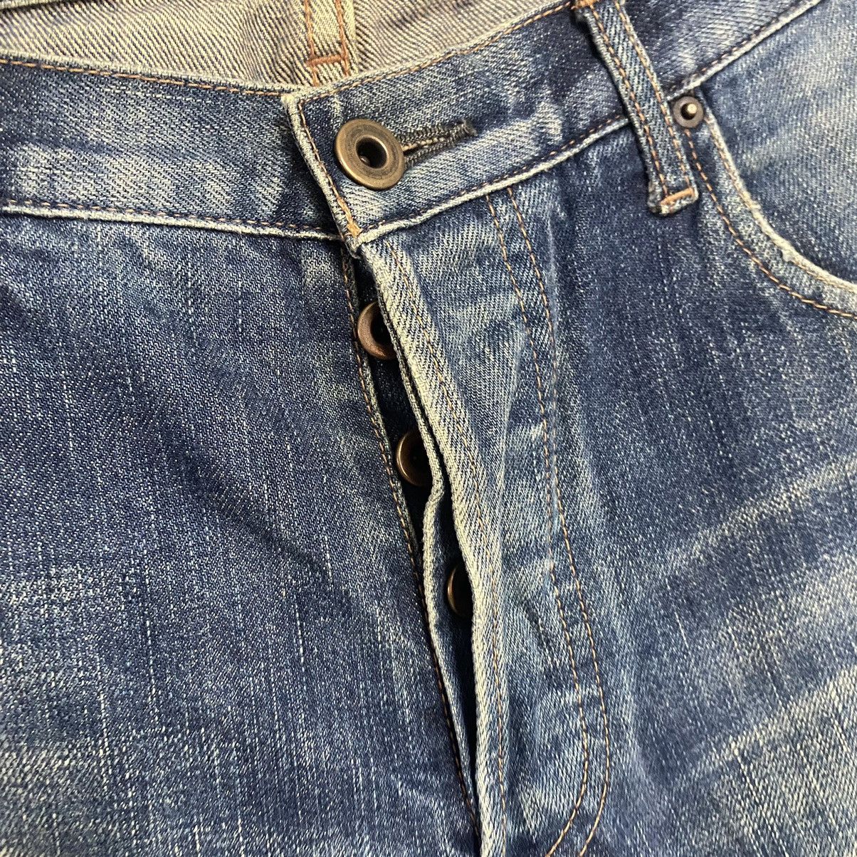 wjk Japanese Brand WJK Denim Distressed Jeans Size US 33 - 9 Thumbnail