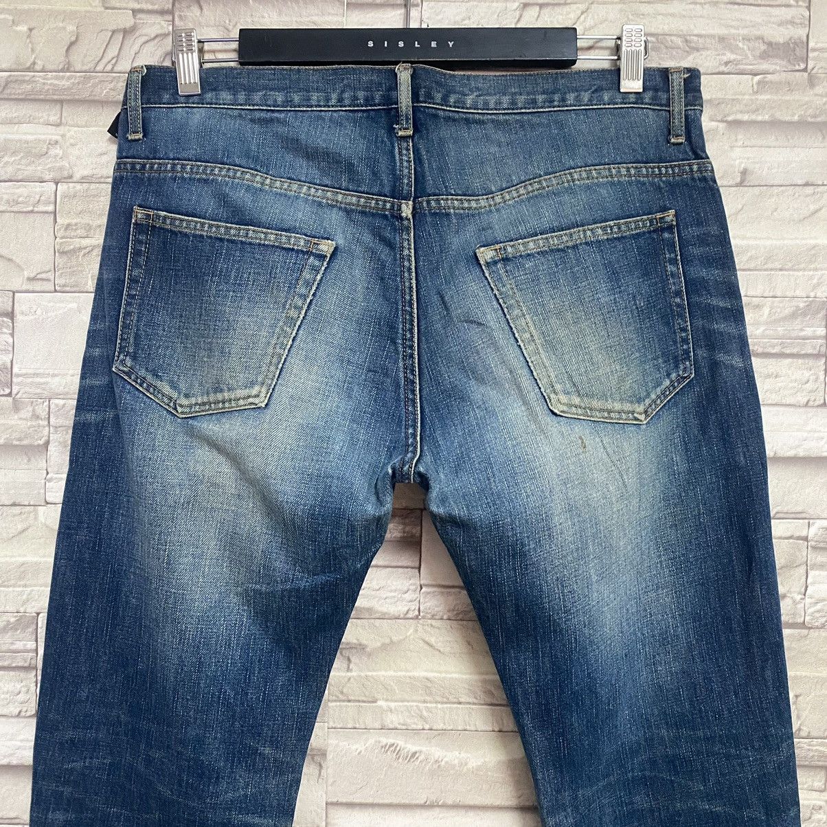 wjk Japanese Brand WJK Denim Distressed Jeans Size US 33 - 11 Thumbnail