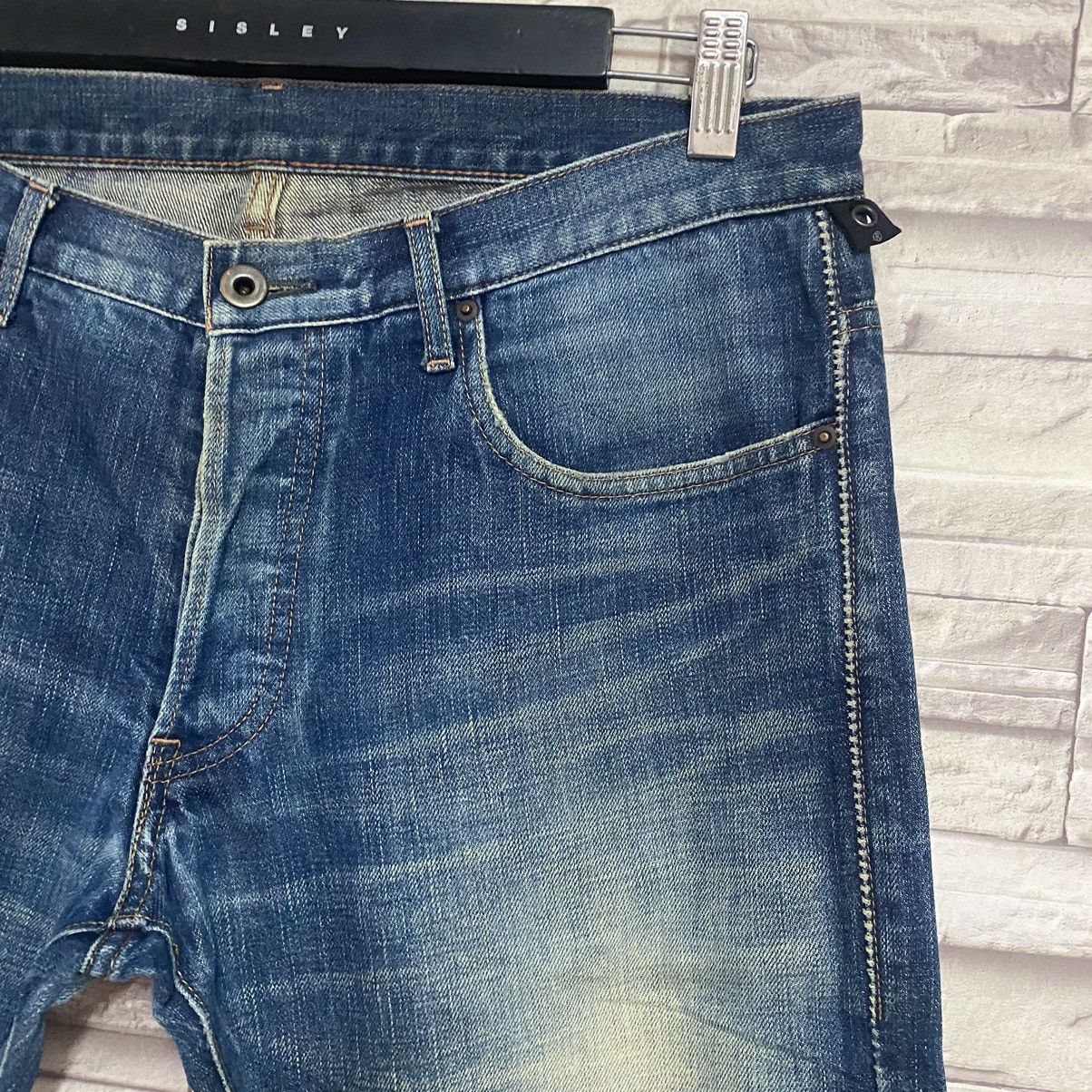 wjk Japanese Brand WJK Denim Distressed Jeans Size US 33 - 7 Thumbnail