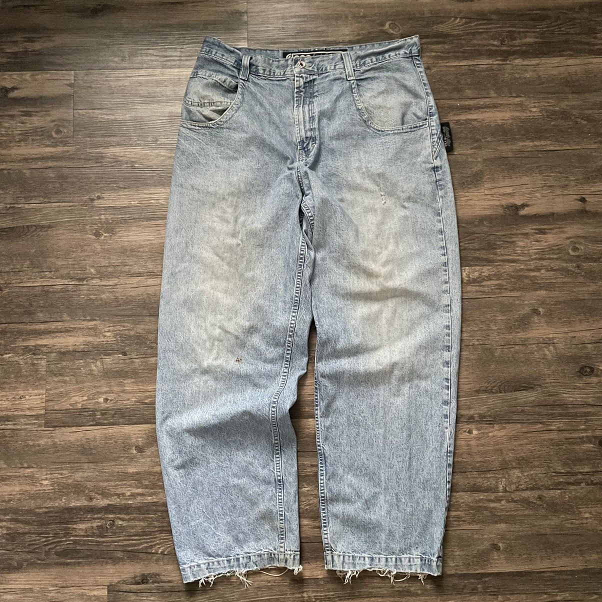 Vintage 1990s Jnco HandyMan Jeans Light Washed high quality 40x32