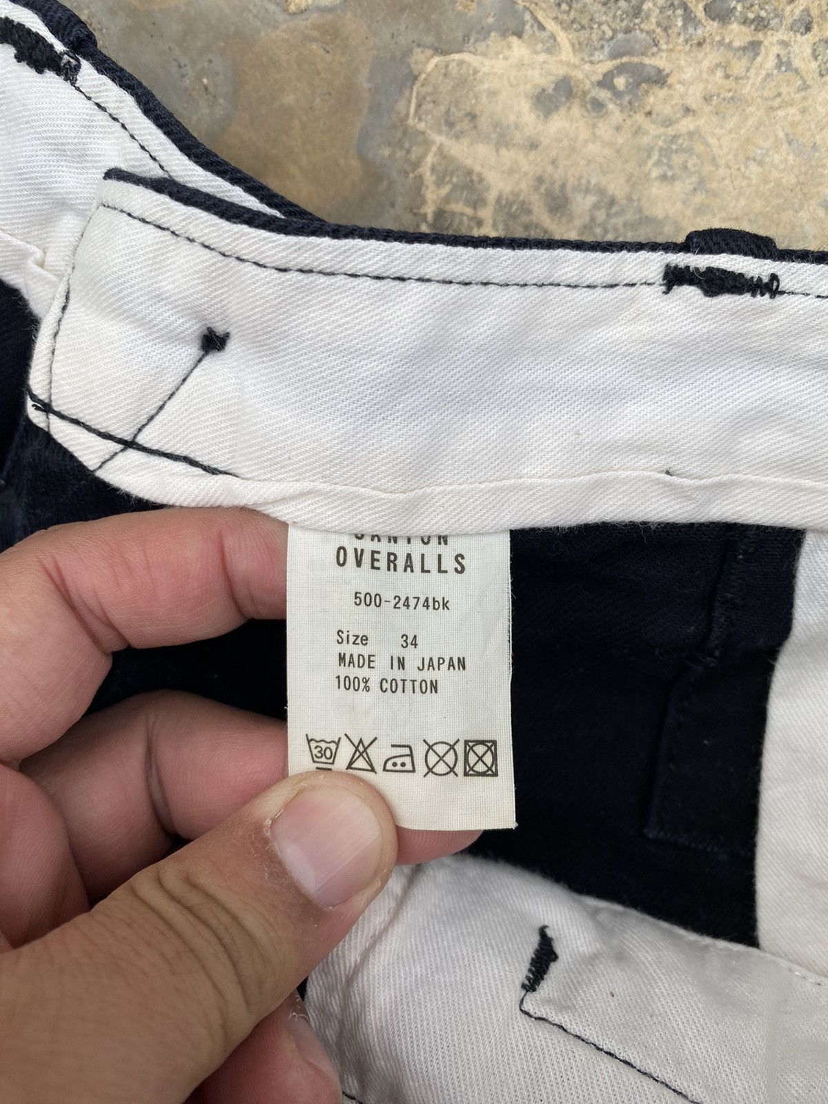 Japanese Brand Canton Overalls Low Rise Clinchback Pant Size US 34 / EU 50 - 6 Thumbnail