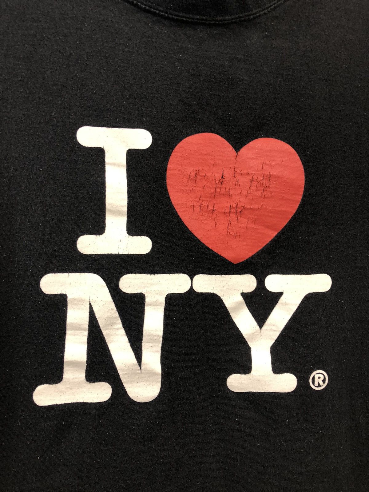 Vintage Faded I Love New York Distressed Classic NYC Tee Size US M / EU 48-50 / 2 - 1 Thumbnail