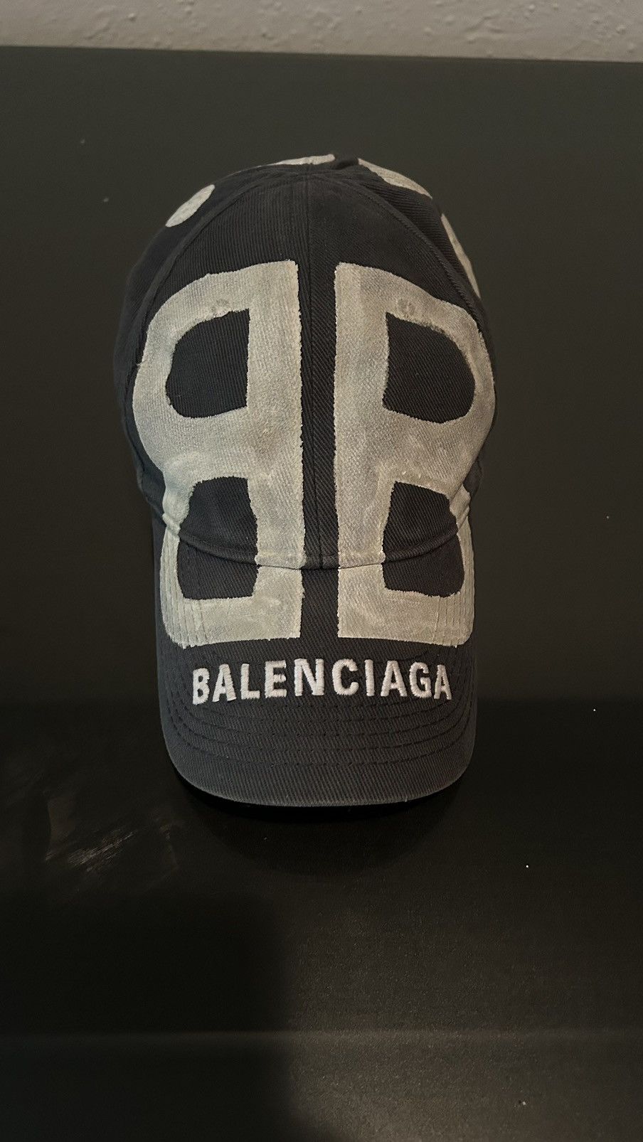 Balenciaga Balenciaga spray paint hat Grailed