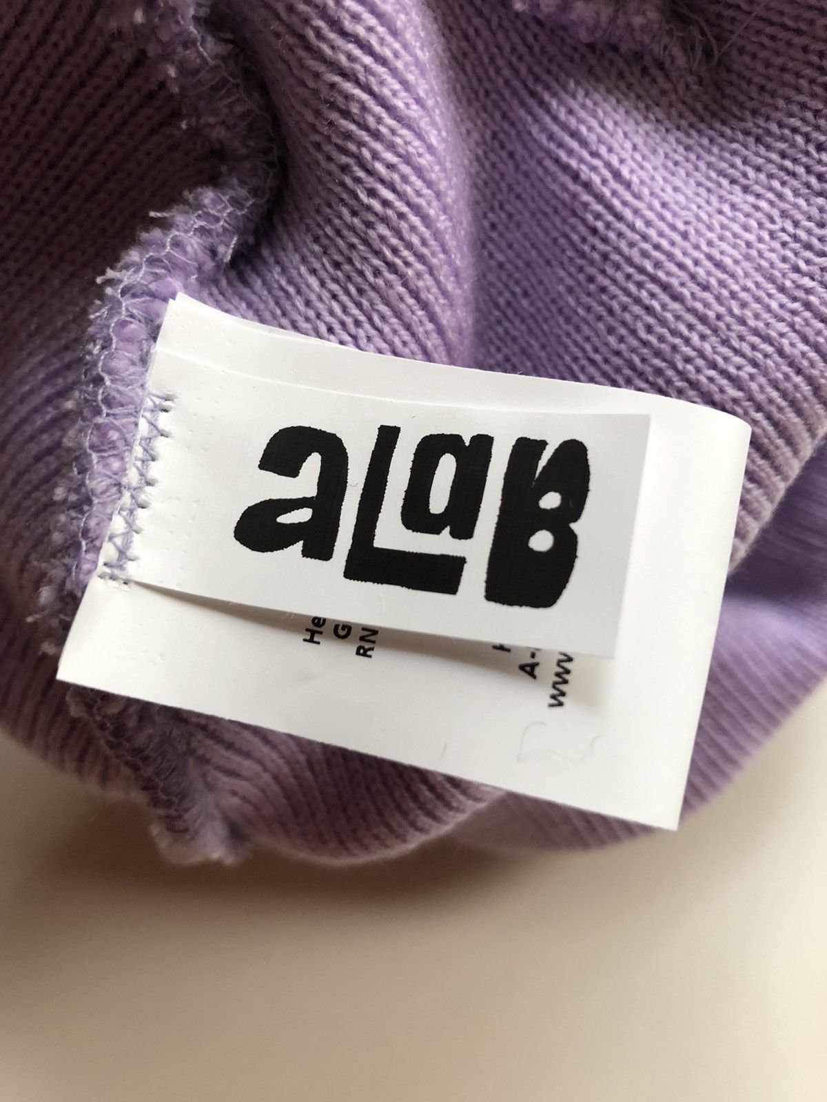 A.LAB NEW tall boy Beanie PURPLE Size ONE SIZE - 3 Thumbnail