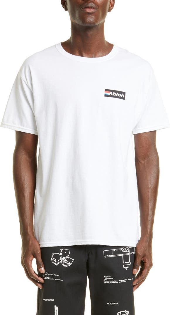 Virgil Abloh Canary Yellow - Abloh Stripe Logo Graphic Tee Size US S / EU 44-46 / 1 - 4 Thumbnail