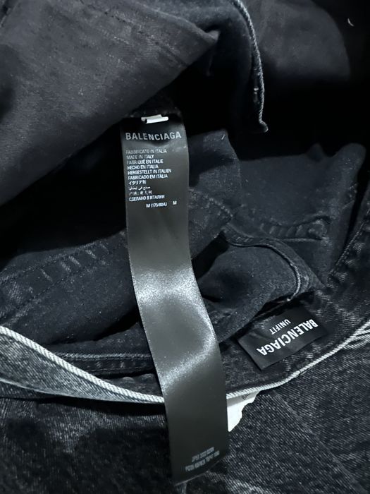 Balenciaga Balenciaga Lost Tape Flared Grey Denim | Grailed