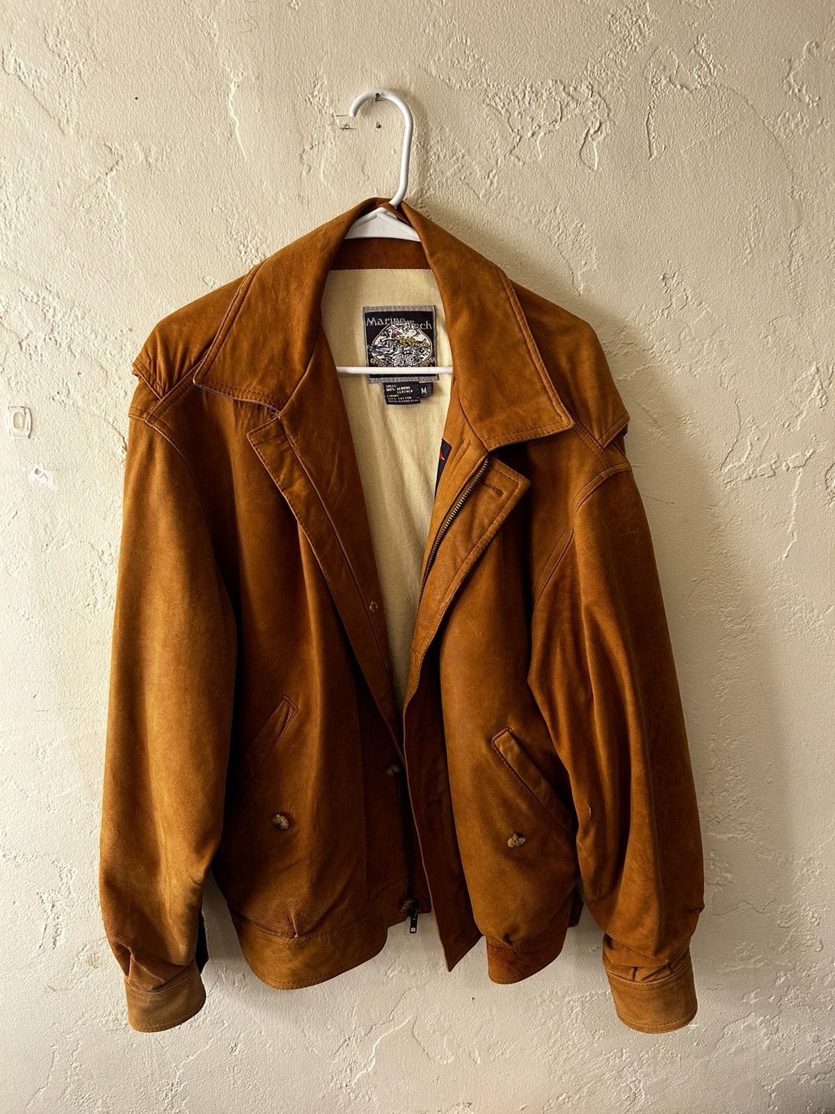 Japanese Brand × Other × Vintage Suede Leather Jacket Size US M / EU 48-50 / 2 - 1 Thumbnail