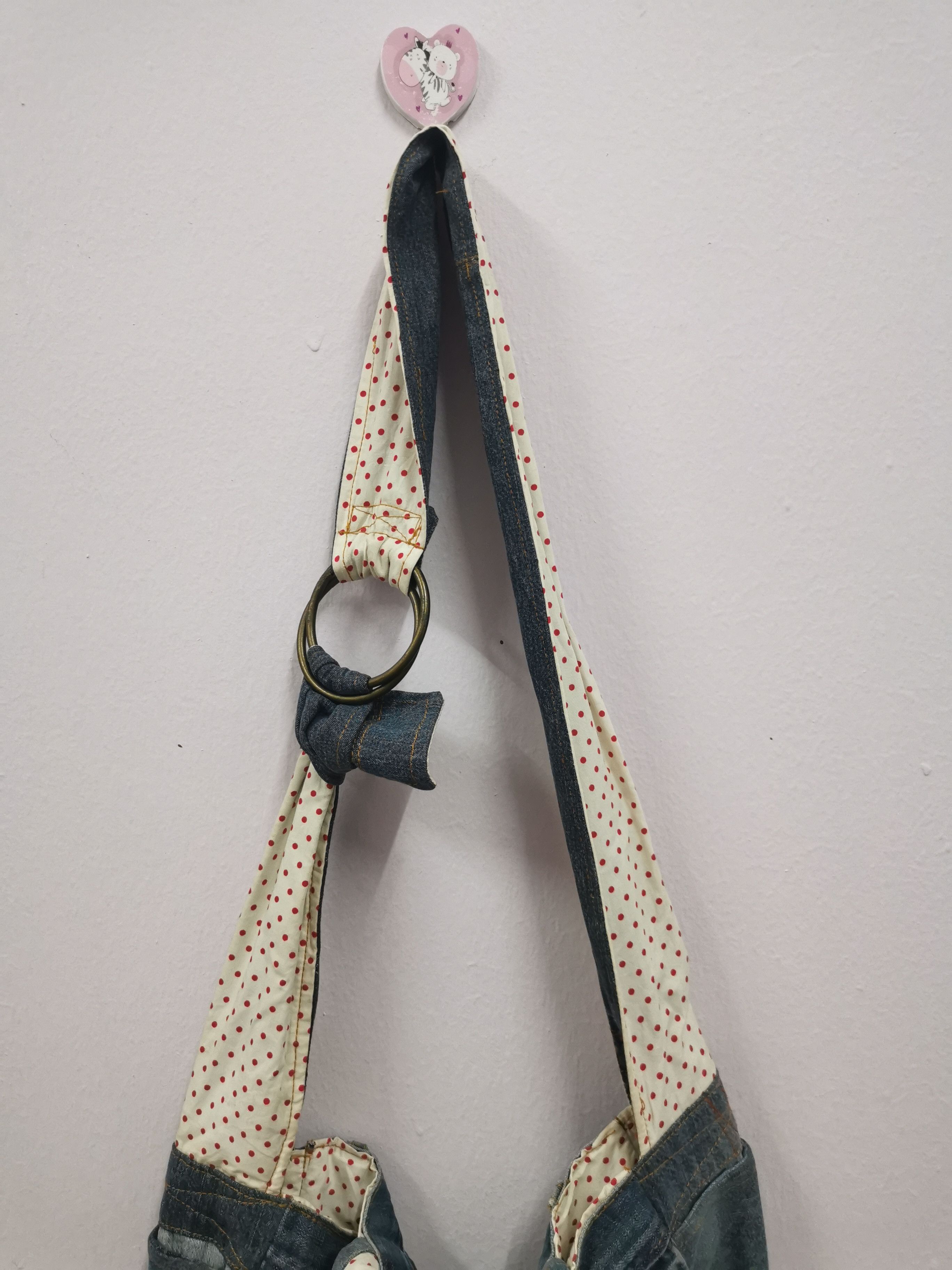 Vintage Vintage Ragstaer Handcrafted Jeans Sling Bag Size ONE SIZE - 12 Thumbnail