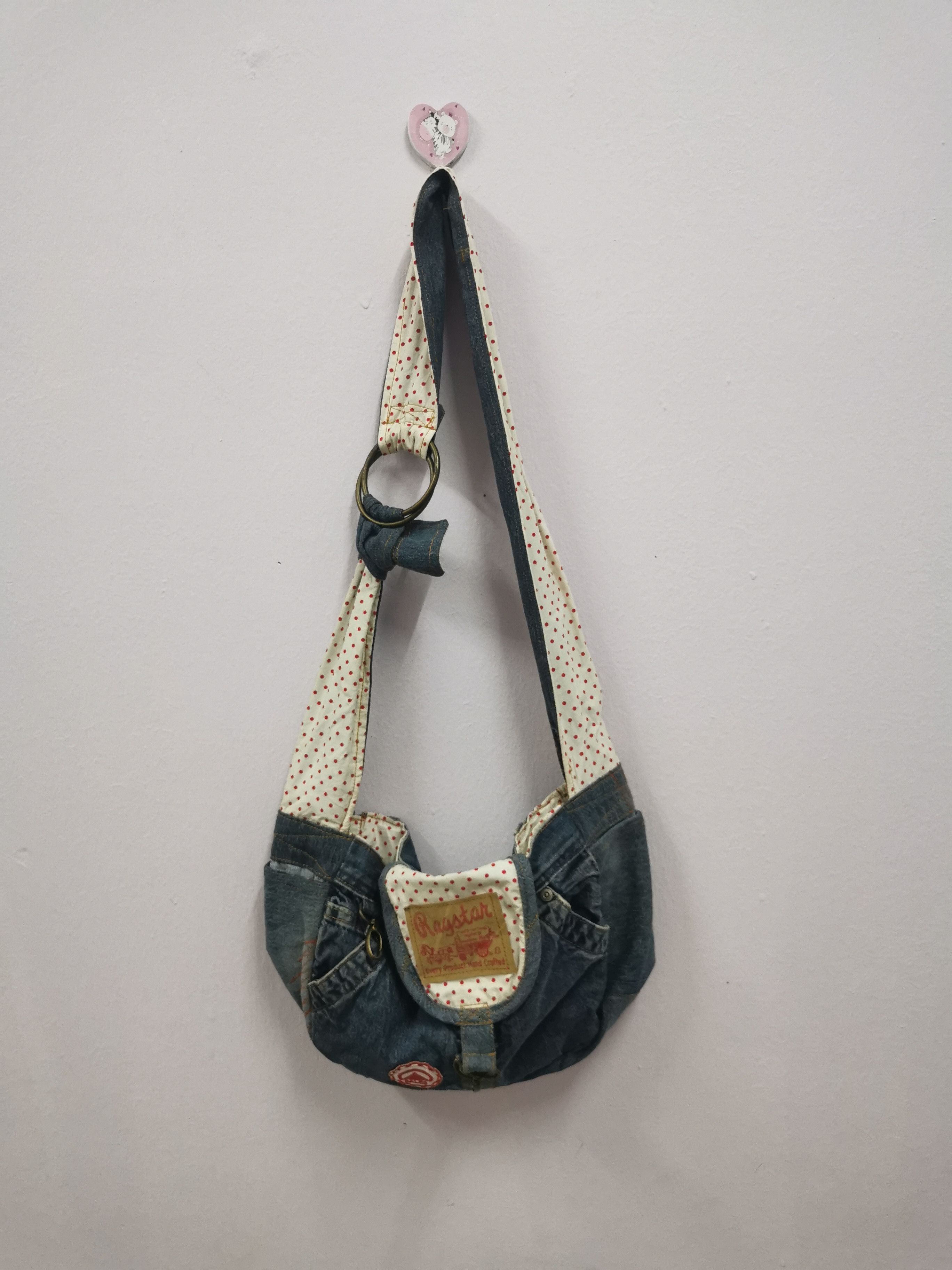 Vintage Vintage Ragstaer Handcrafted Jeans Sling Bag Size ONE SIZE - 1 Thumbnail