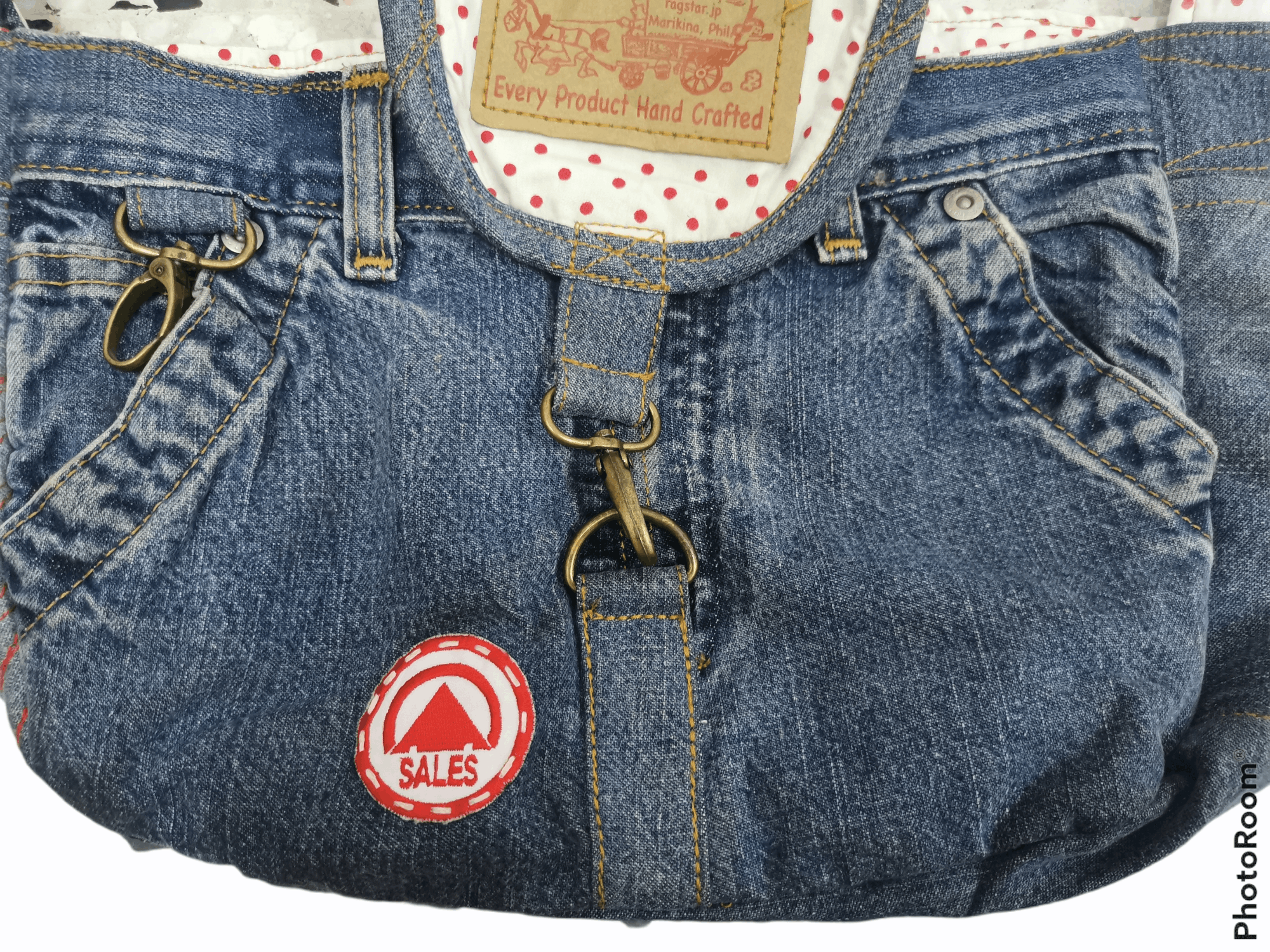 Vintage Vintage Ragstaer Handcrafted Jeans Sling Bag Size ONE SIZE - 3 Thumbnail