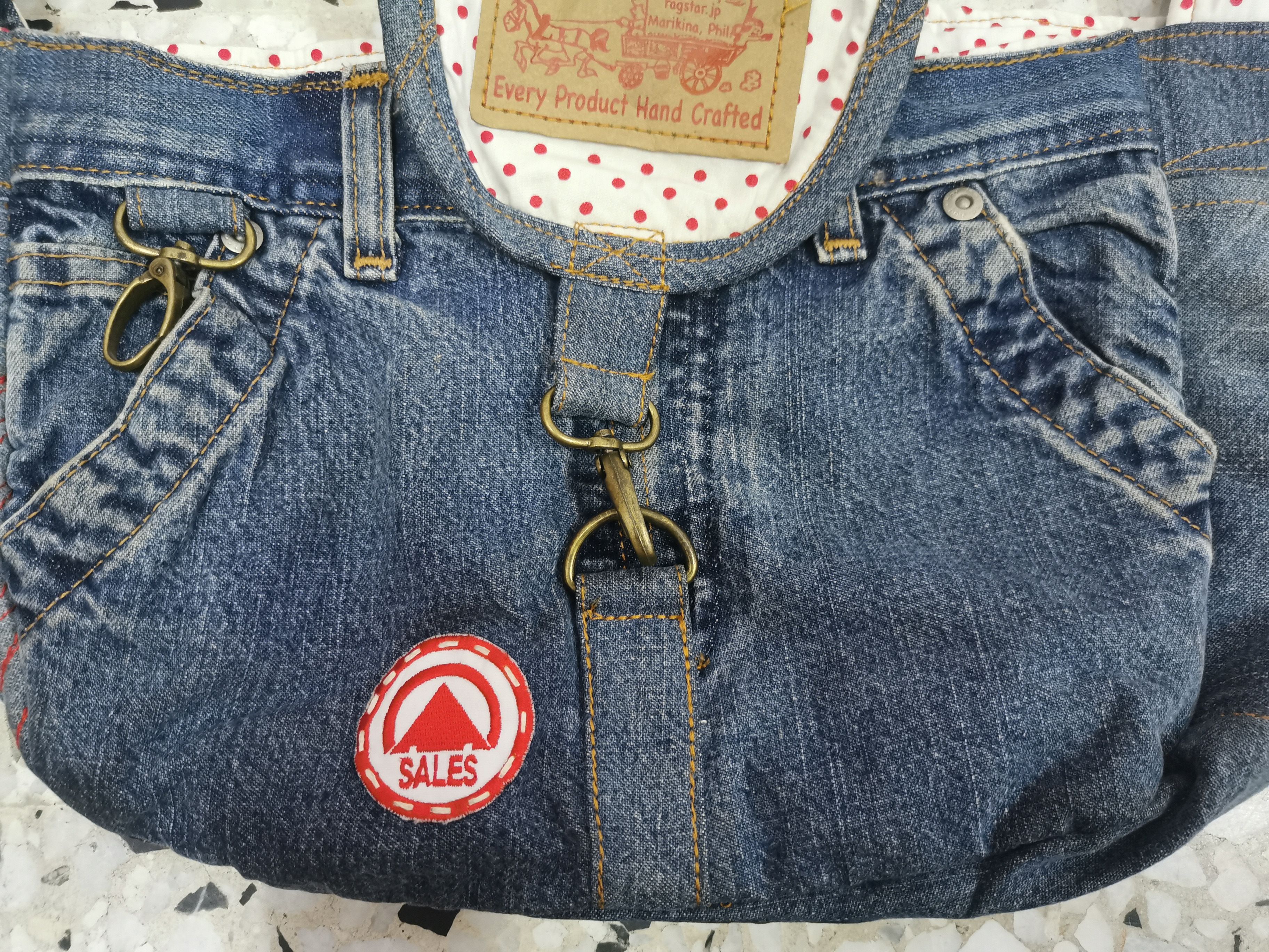 Vintage Vintage Ragstaer Handcrafted Jeans Sling Bag Size ONE SIZE - 8 Thumbnail