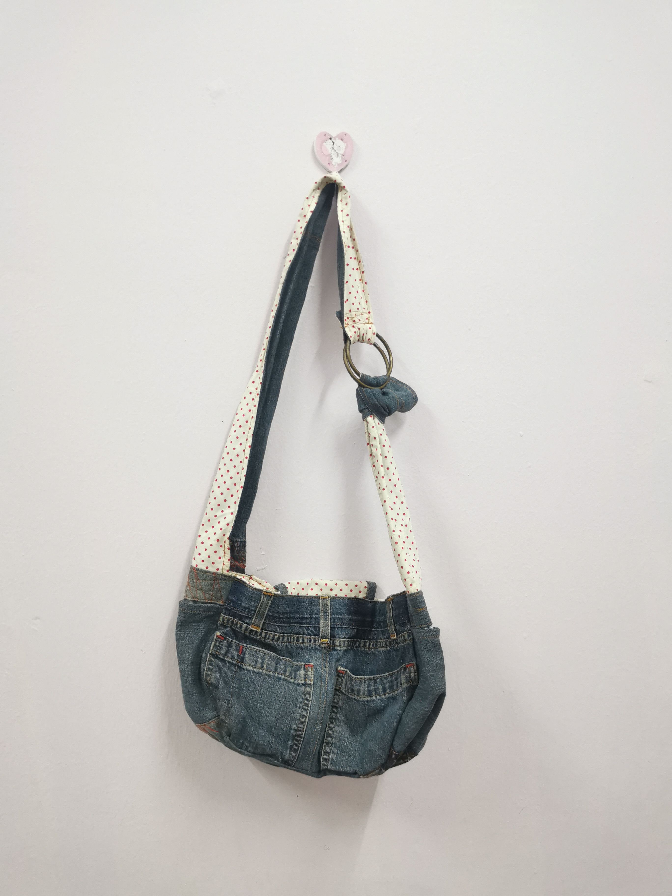 Vintage Vintage Ragstaer Handcrafted Jeans Sling Bag Size ONE SIZE - 2 Thumbnail