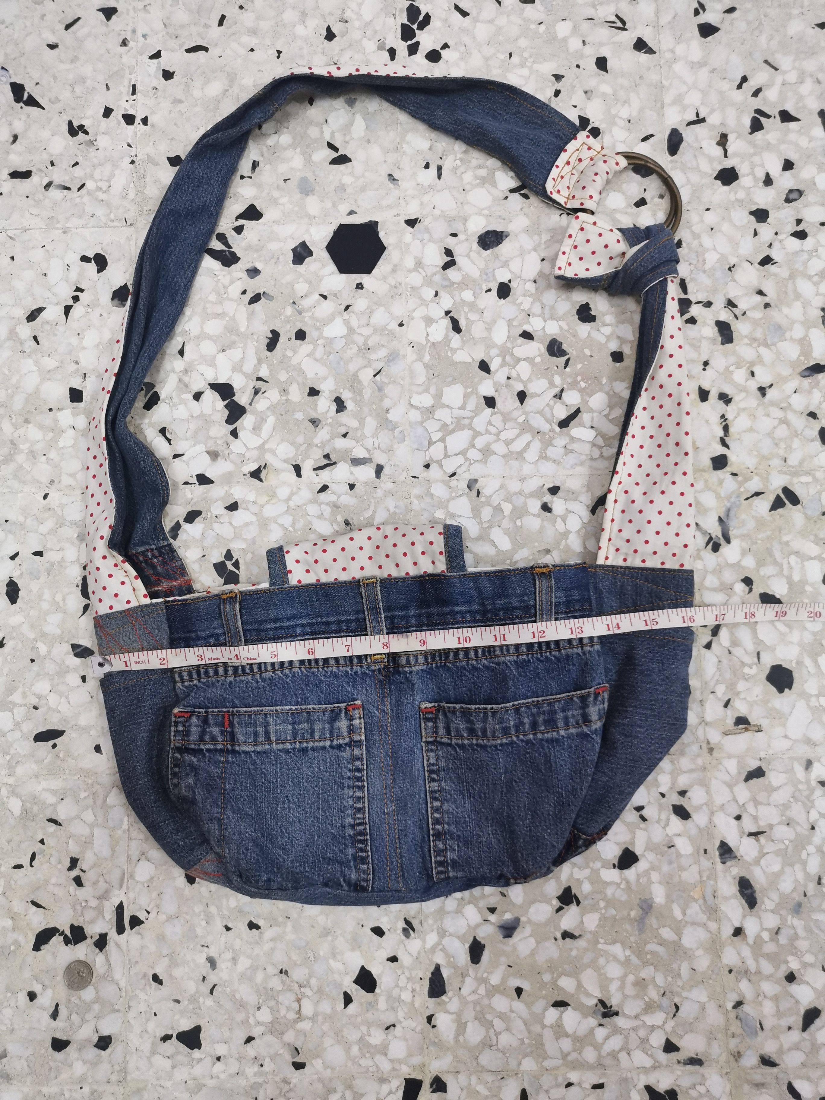 Vintage Vintage Ragstaer Handcrafted Jeans Sling Bag Size ONE SIZE - 13 Thumbnail