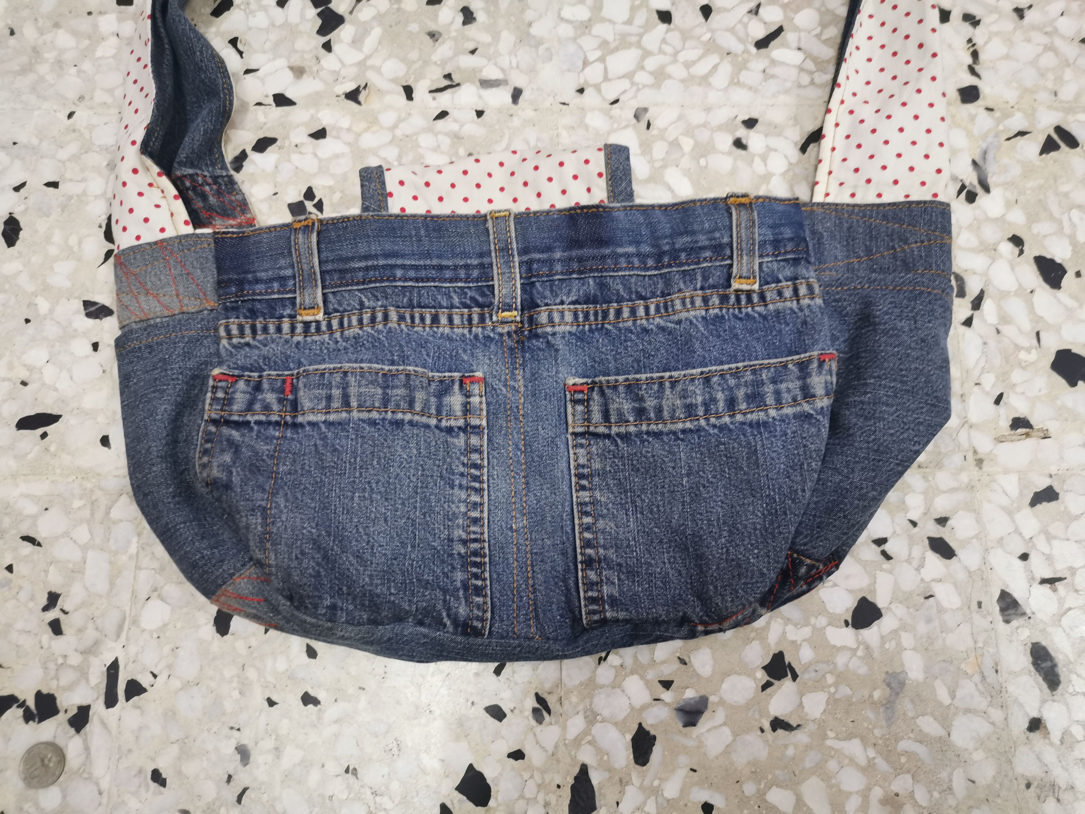 Vintage Vintage Ragstaer Handcrafted Jeans Sling Bag Size ONE SIZE - 10 Thumbnail