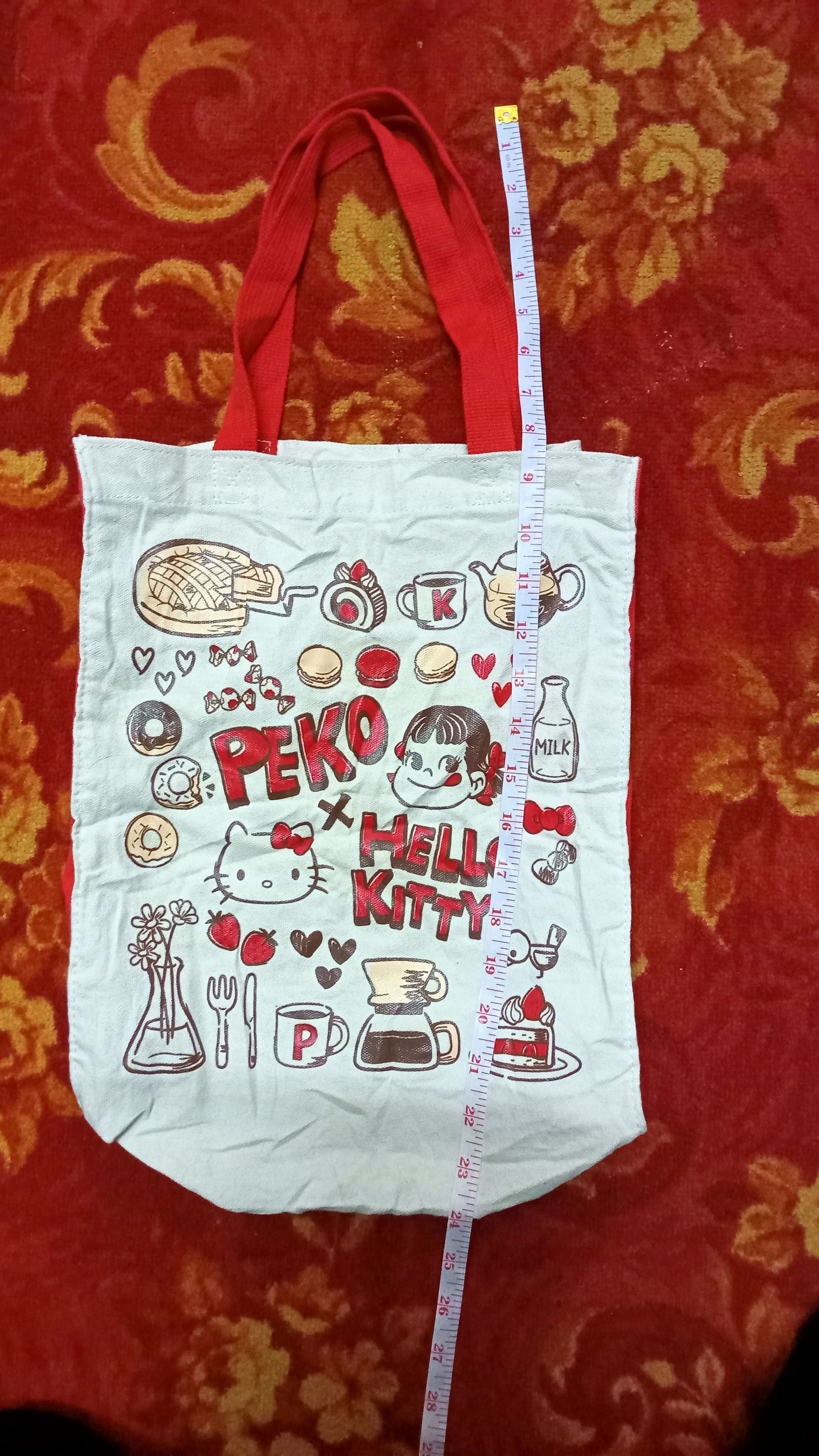 Japanese Brand Vintage Hello Kitty X Peko Tote Bag Size ONE SIZE - 7 Thumbnail
