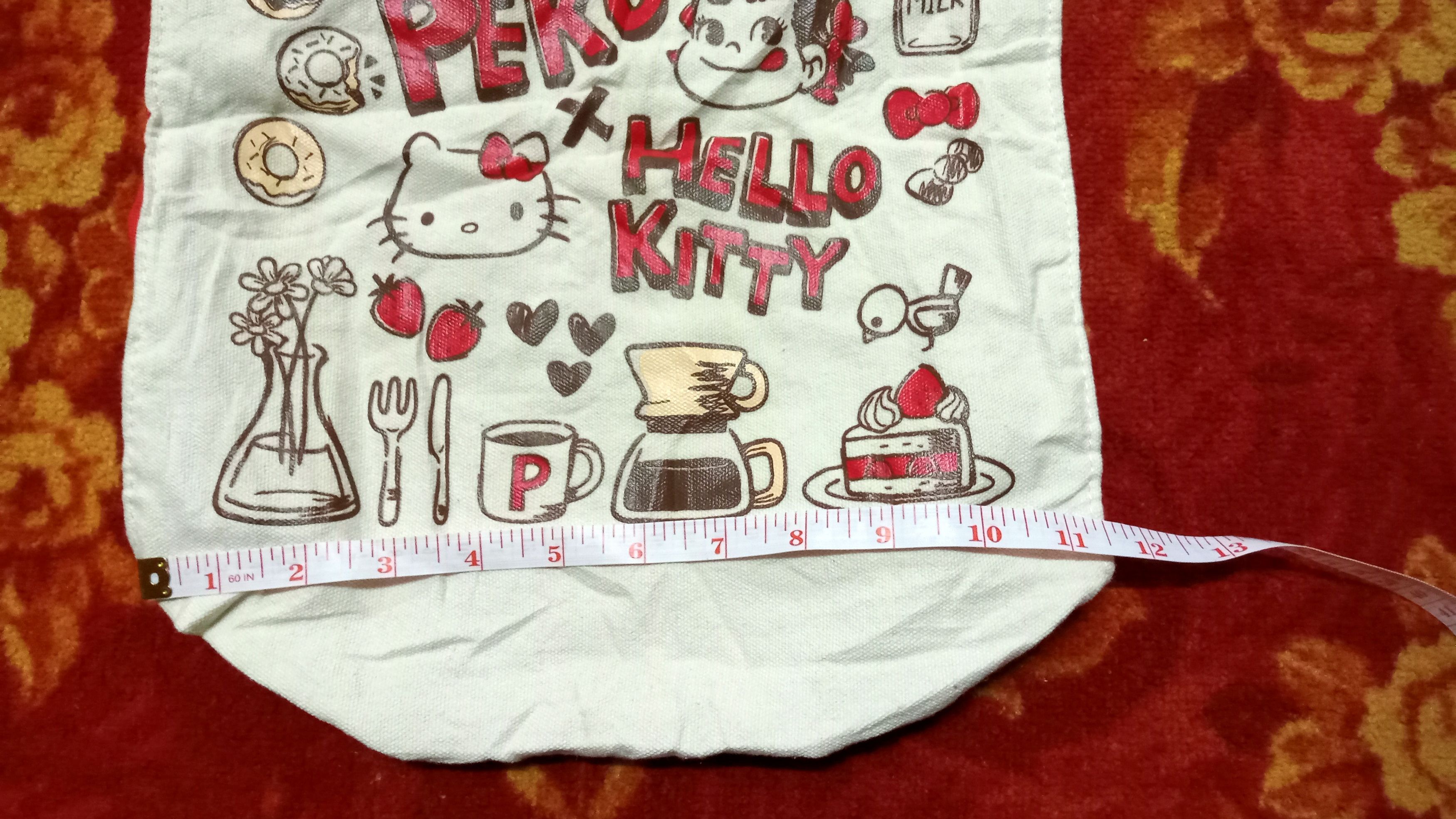 Japanese Brand Vintage Hello Kitty X Peko Tote Bag Size ONE SIZE - 8 Thumbnail