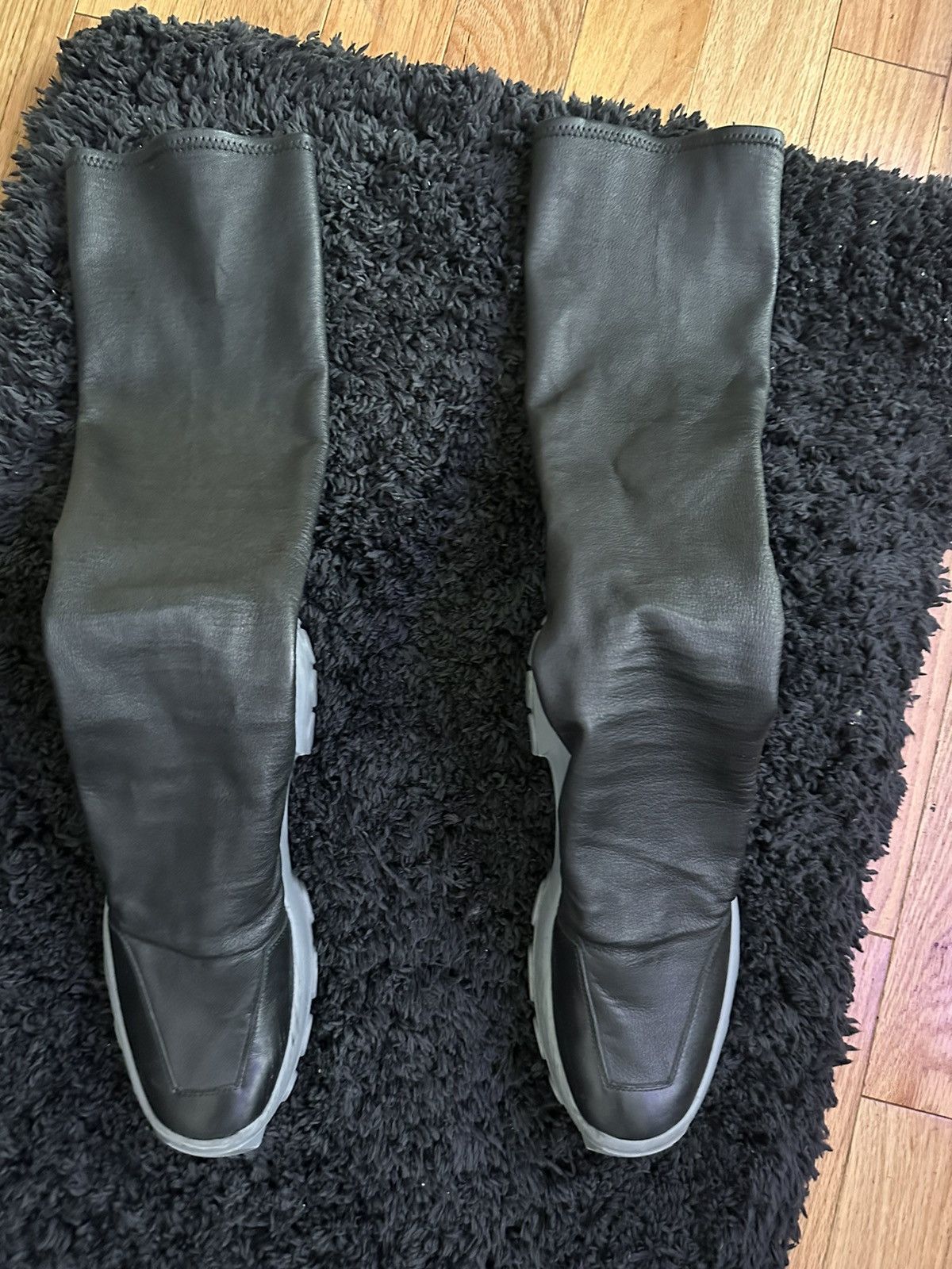 Rick Owens Rick owens mainline Ss18 dirt Hiking sock boot Size US 9 / EU 42 - 1 Thumbnail