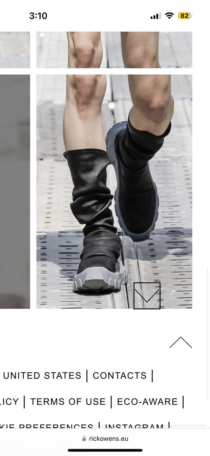 Rick Owens Rick owens mainline Ss18 dirt Hiking sock boot Size US 9 / EU 42 - 6 Thumbnail